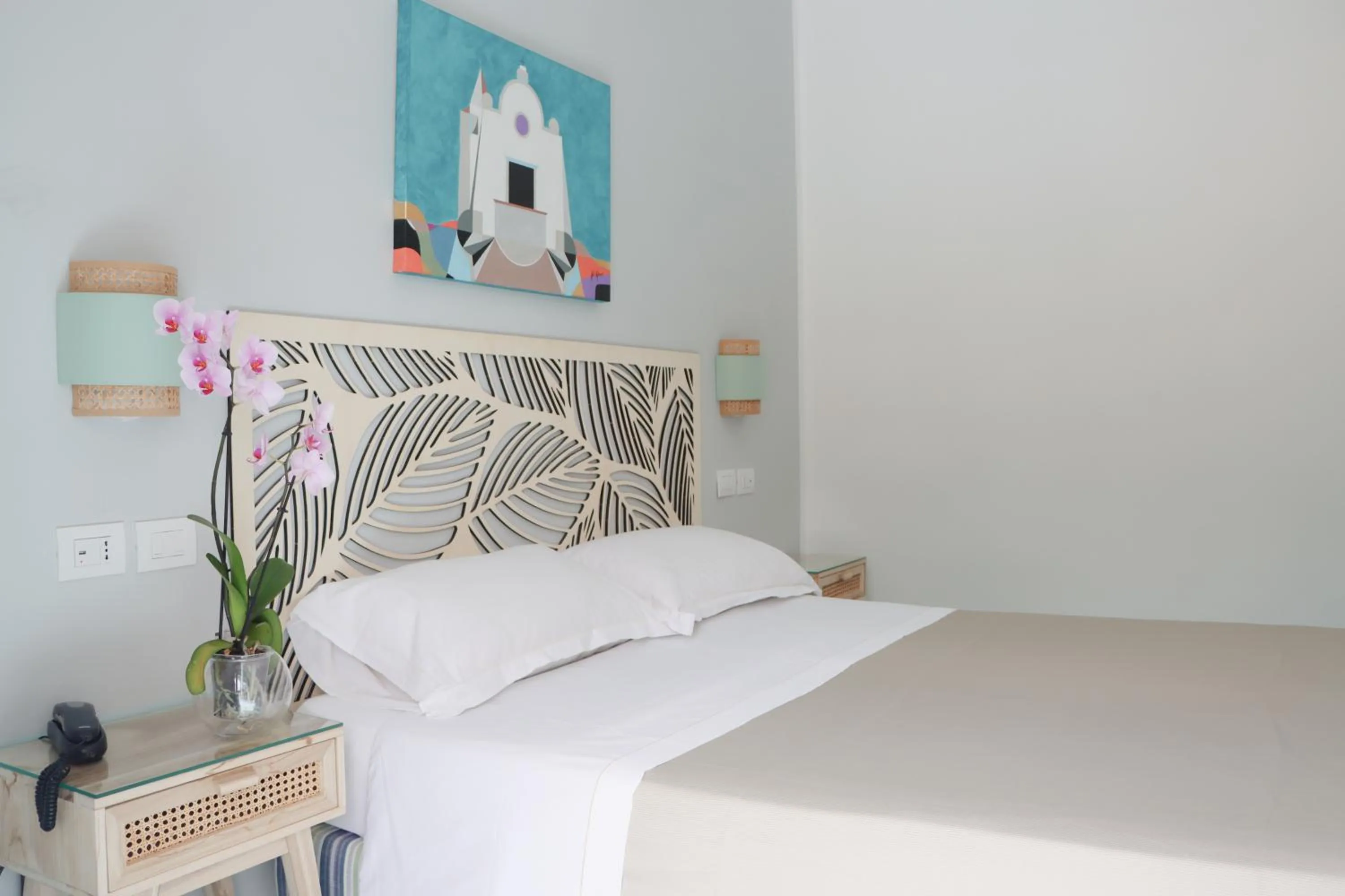 Bed in Hotel Lord Byron