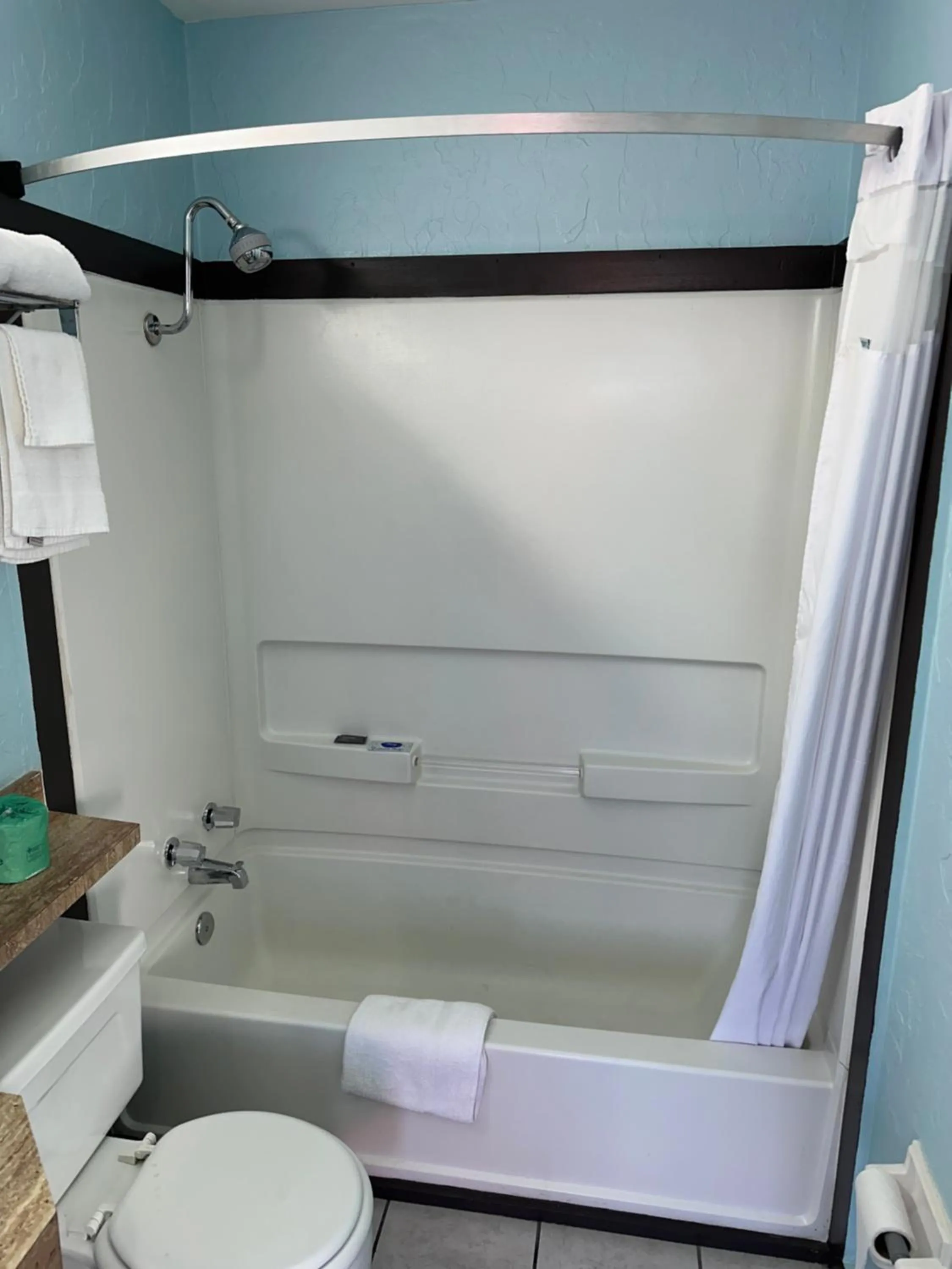 Shower in Travel Inn & Suites