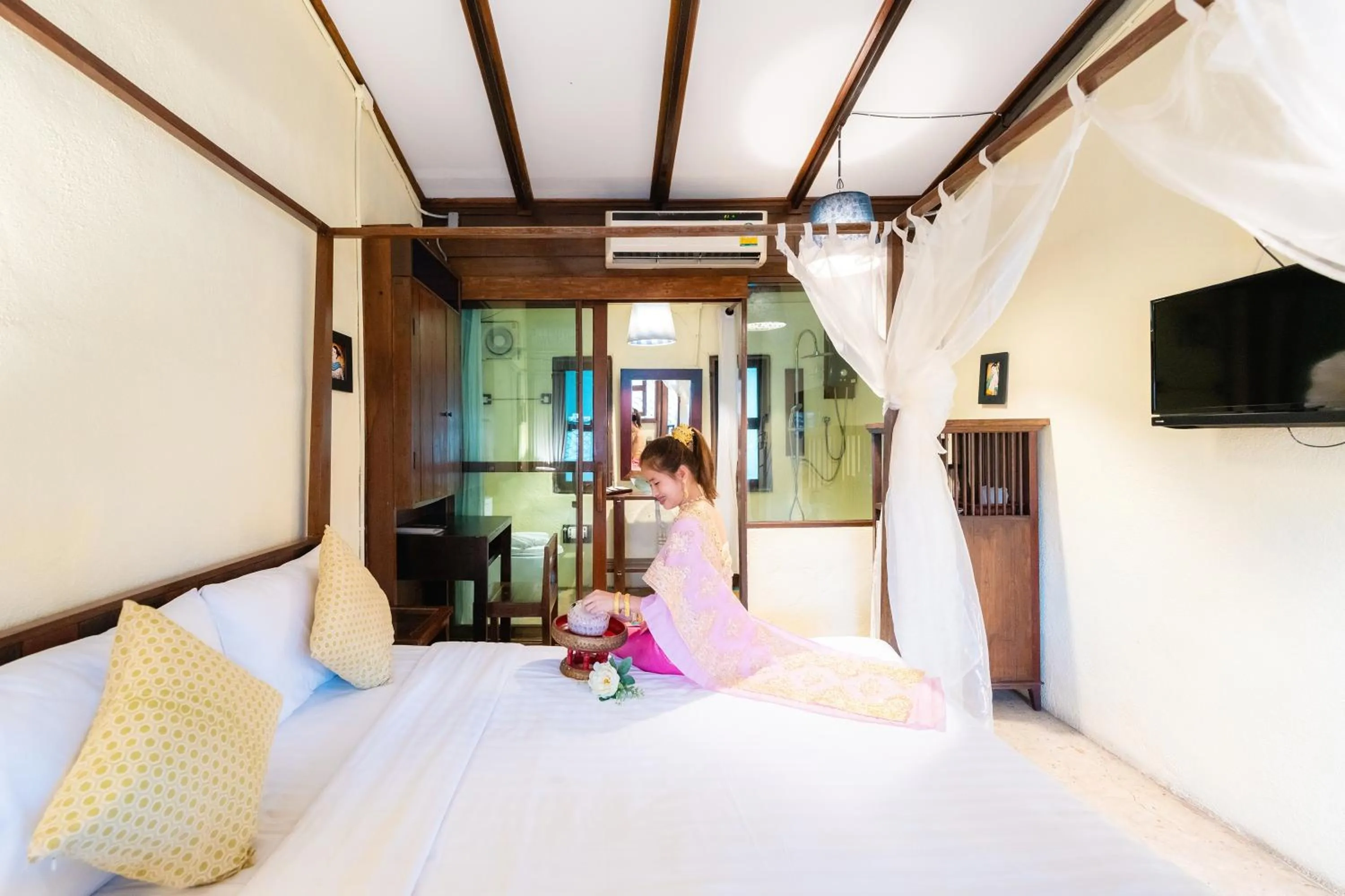 Bedroom in Rompo Boutique Hotel