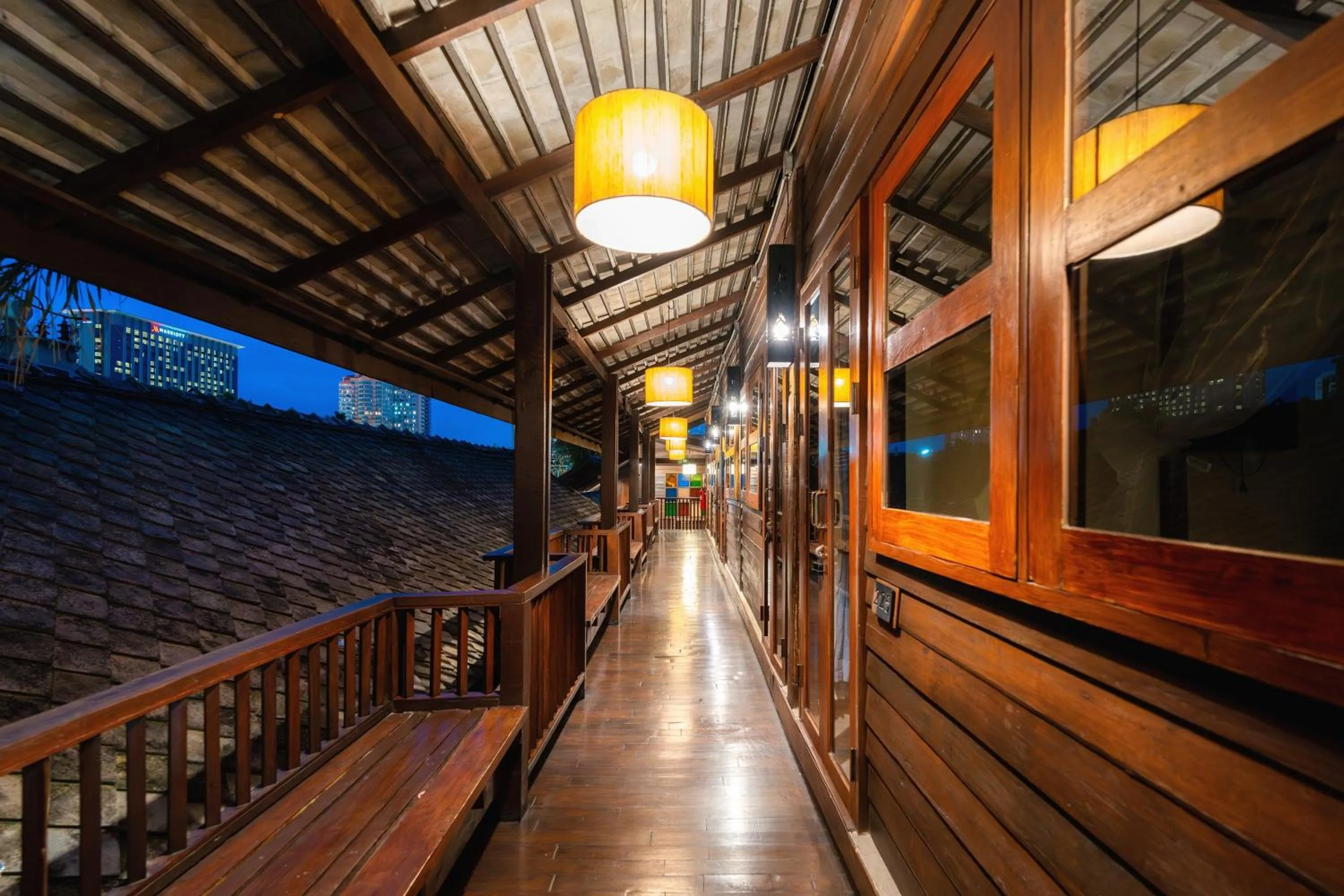 Property building in Rompo Boutique Hotel