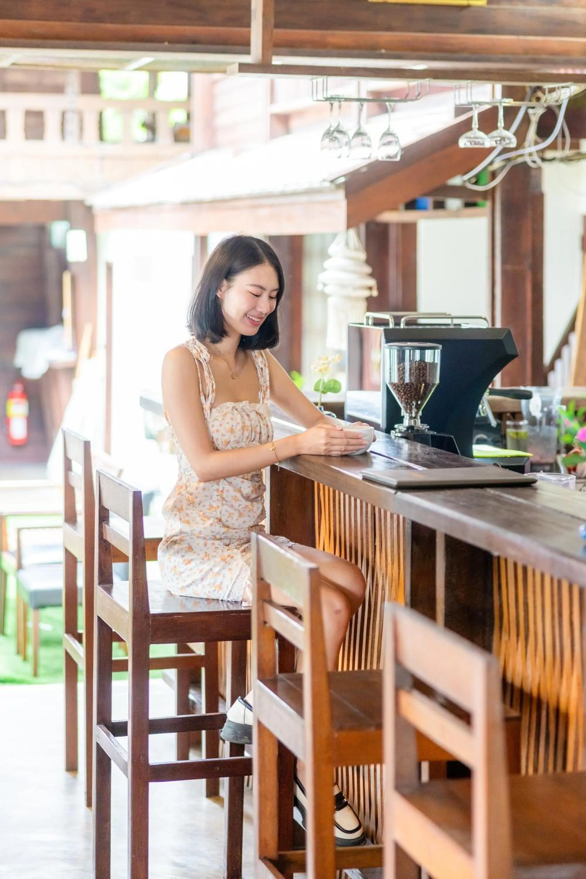 group of guests in Rompo Boutique Hotel