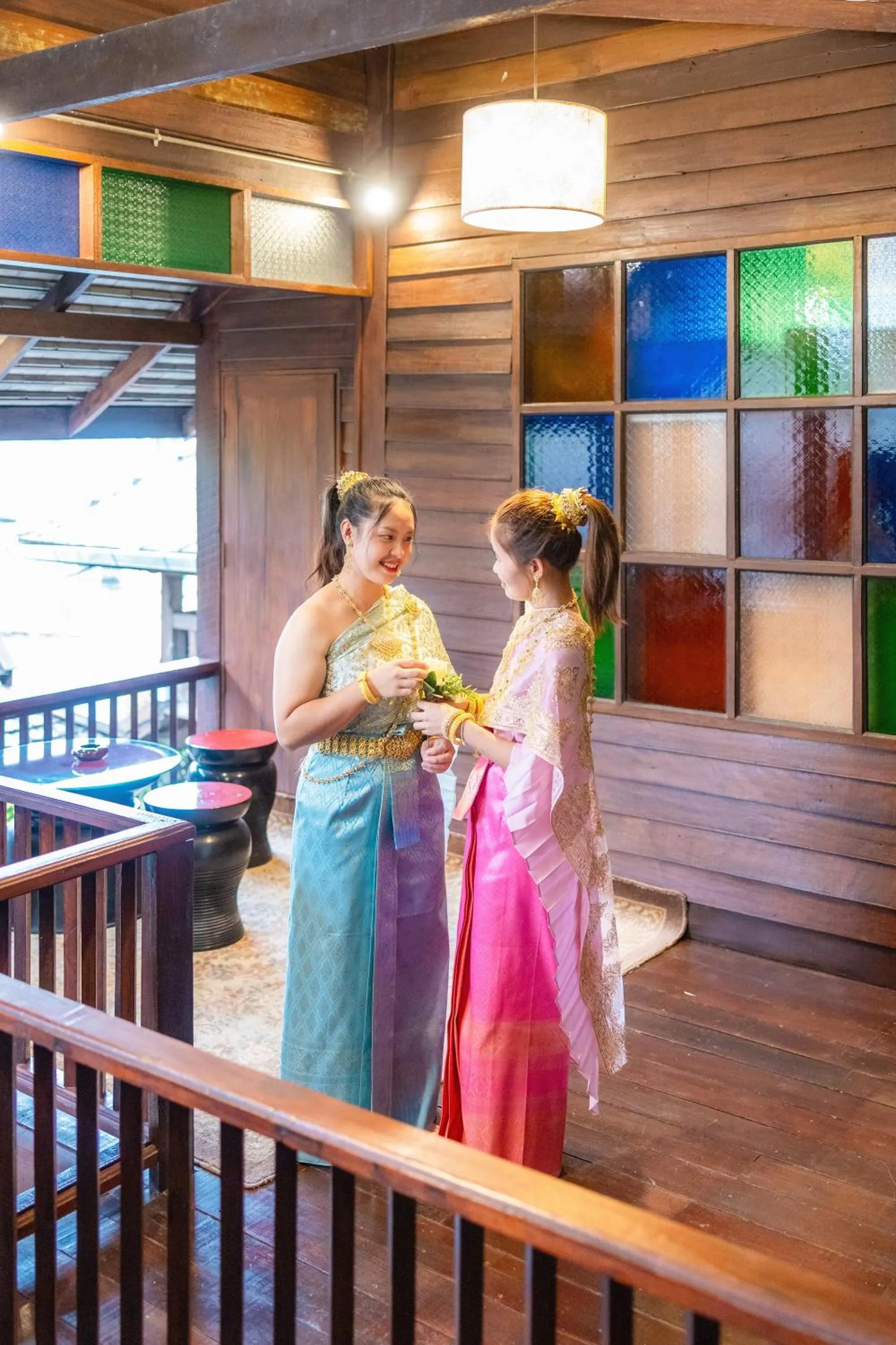 group of guests in Rompo Boutique Hotel