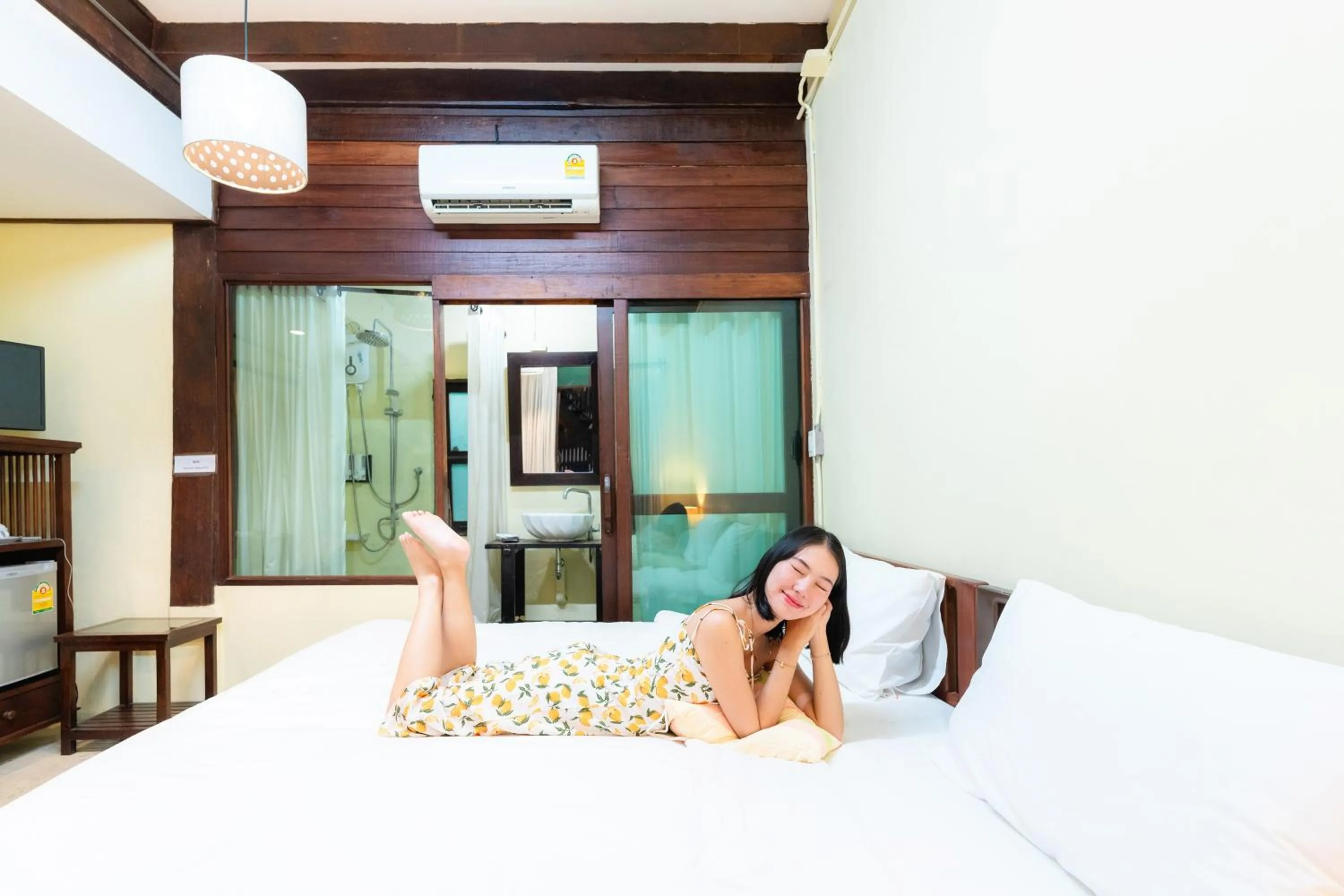 Bed in Rompo Boutique Hotel