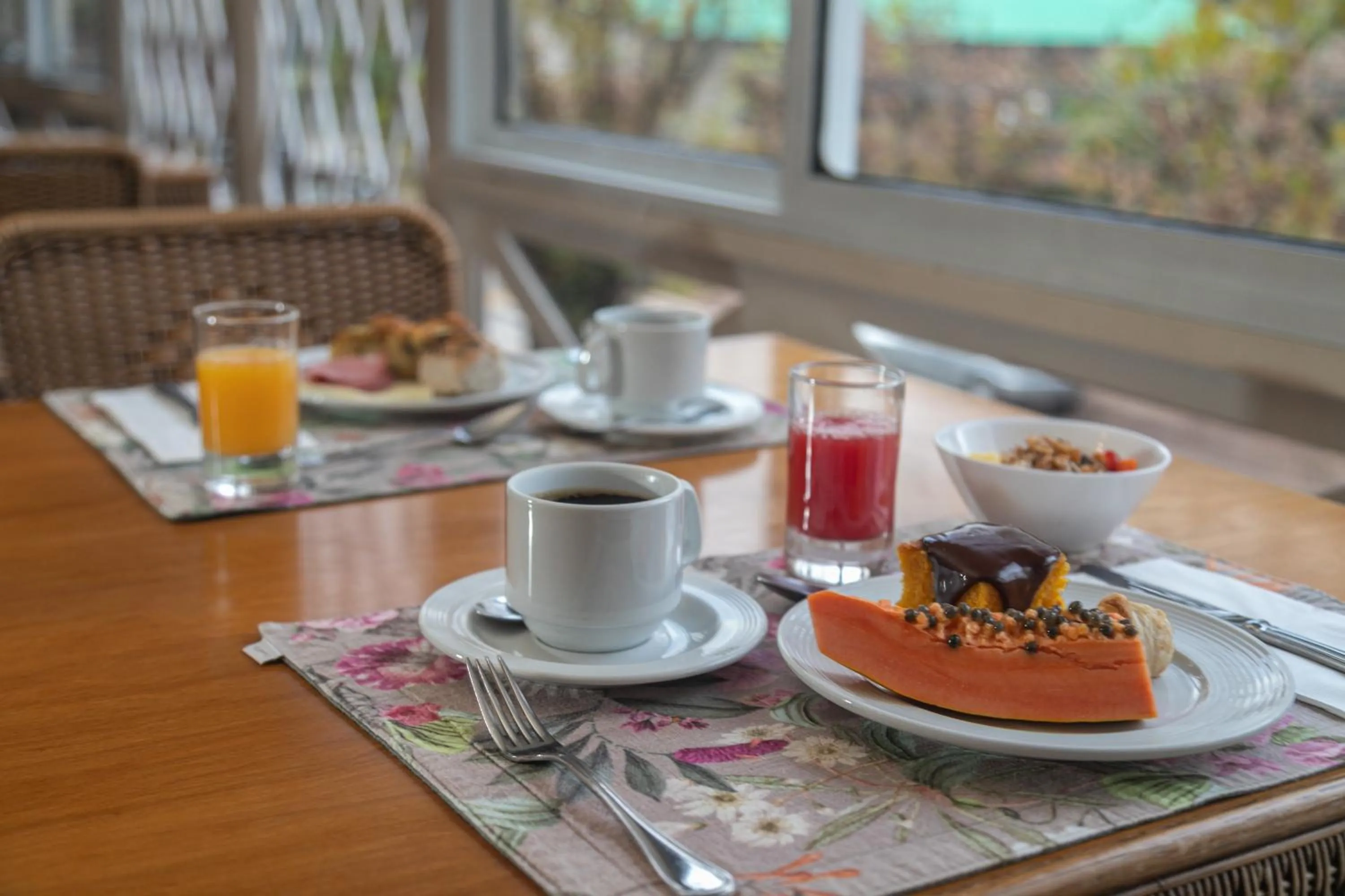 Buffet breakfast in Le Suisse Elegance Hotel