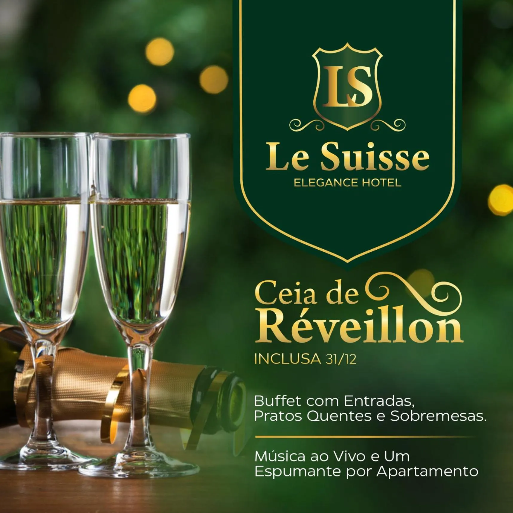 Restaurant/places to eat in Le Suisse Elegance Hotel