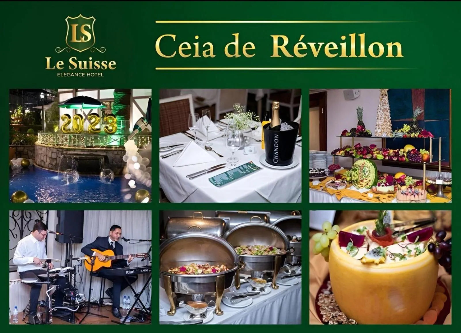 Restaurant/places to eat in Le Suisse Elegance Hotel