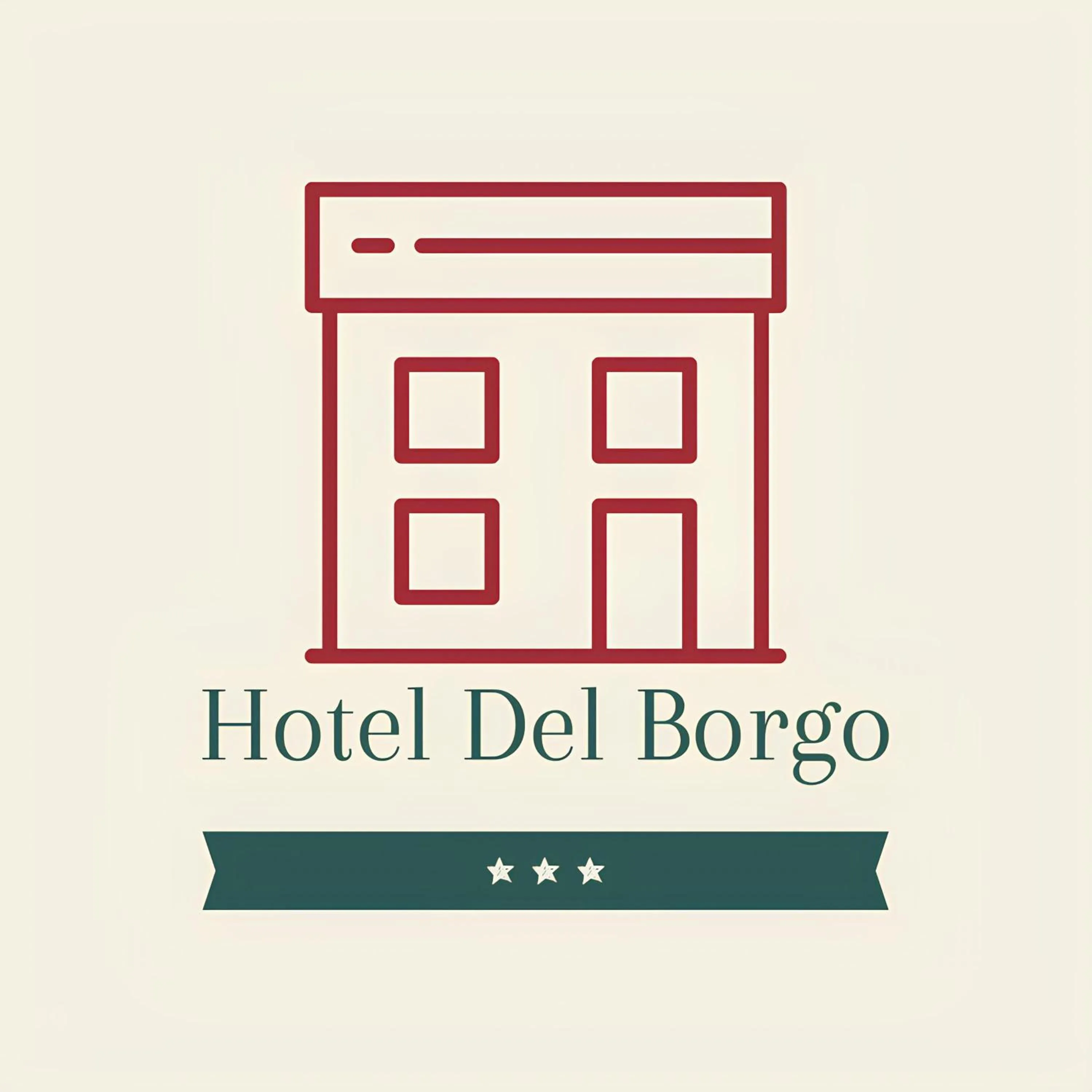 Property logo or sign in Hotel Del Borgo