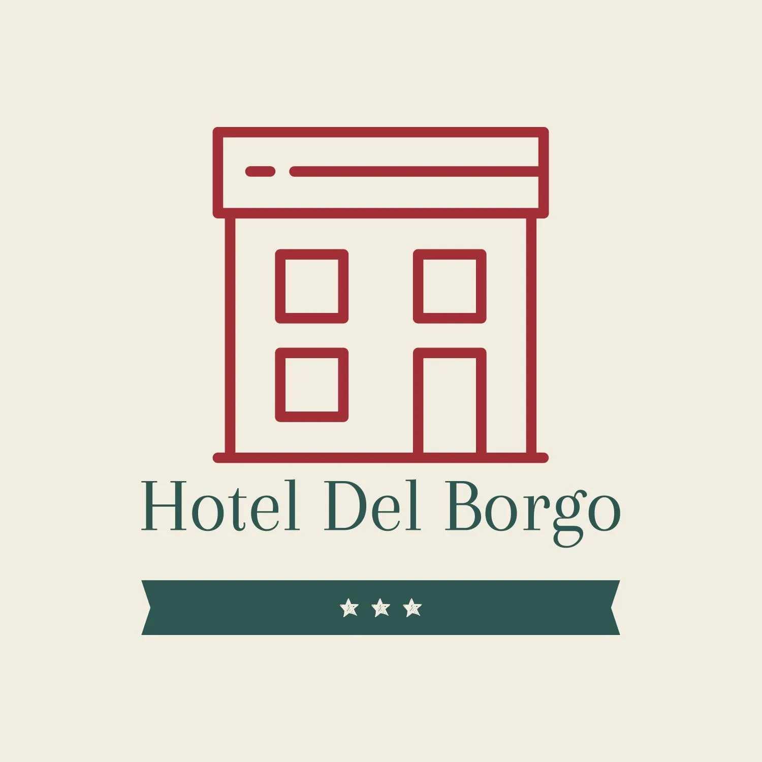 Property logo or sign in Hotel Del Borgo