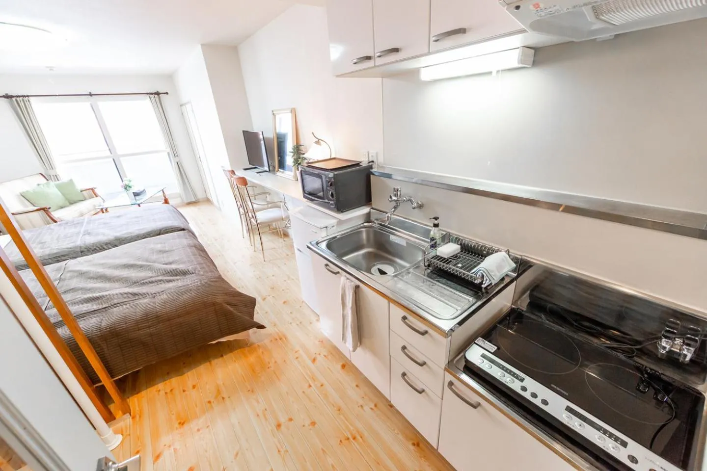 kitchen, Bed in COMMENCE Ⅴ