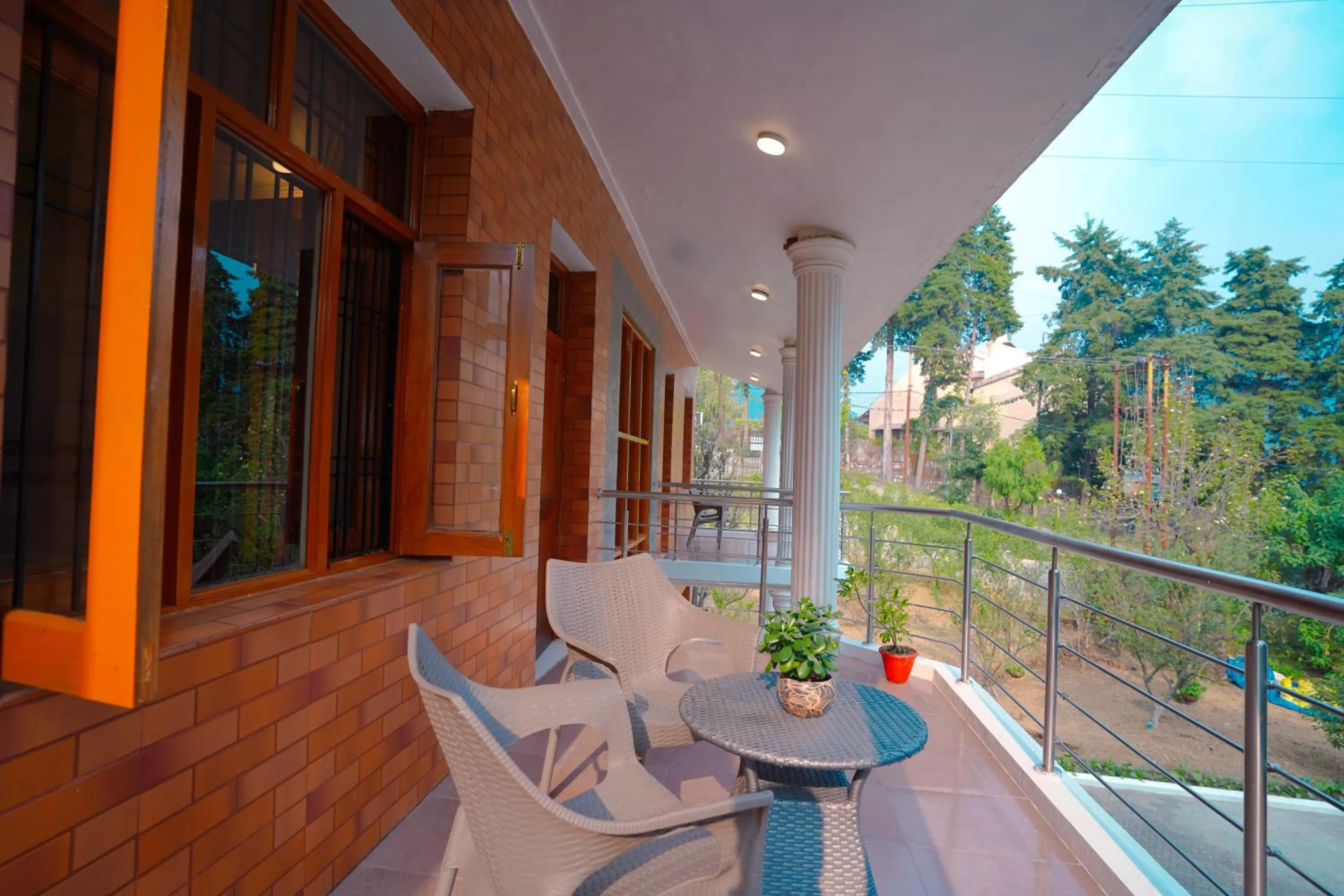 Balcony/Terrace in Chirping Hills Resort,Bhimtal