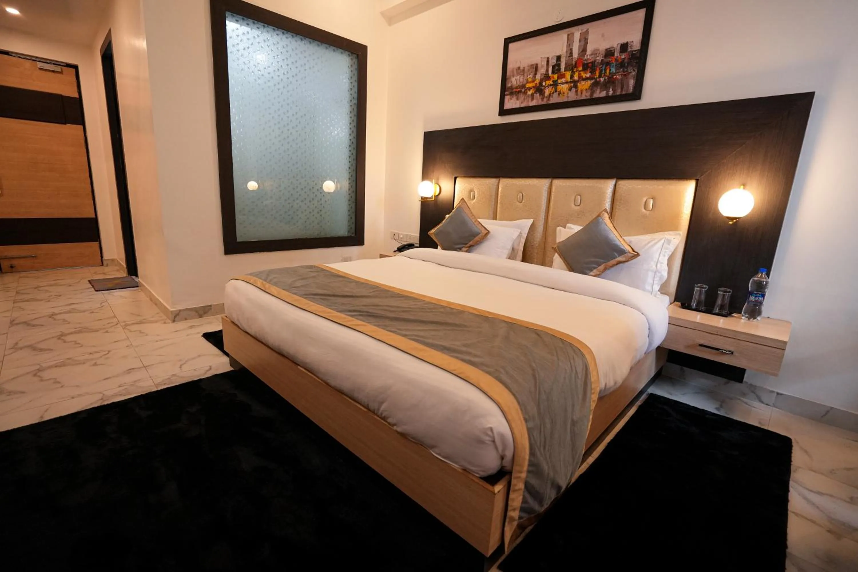 Bed in Chirping Hills Resort,Bhimtal