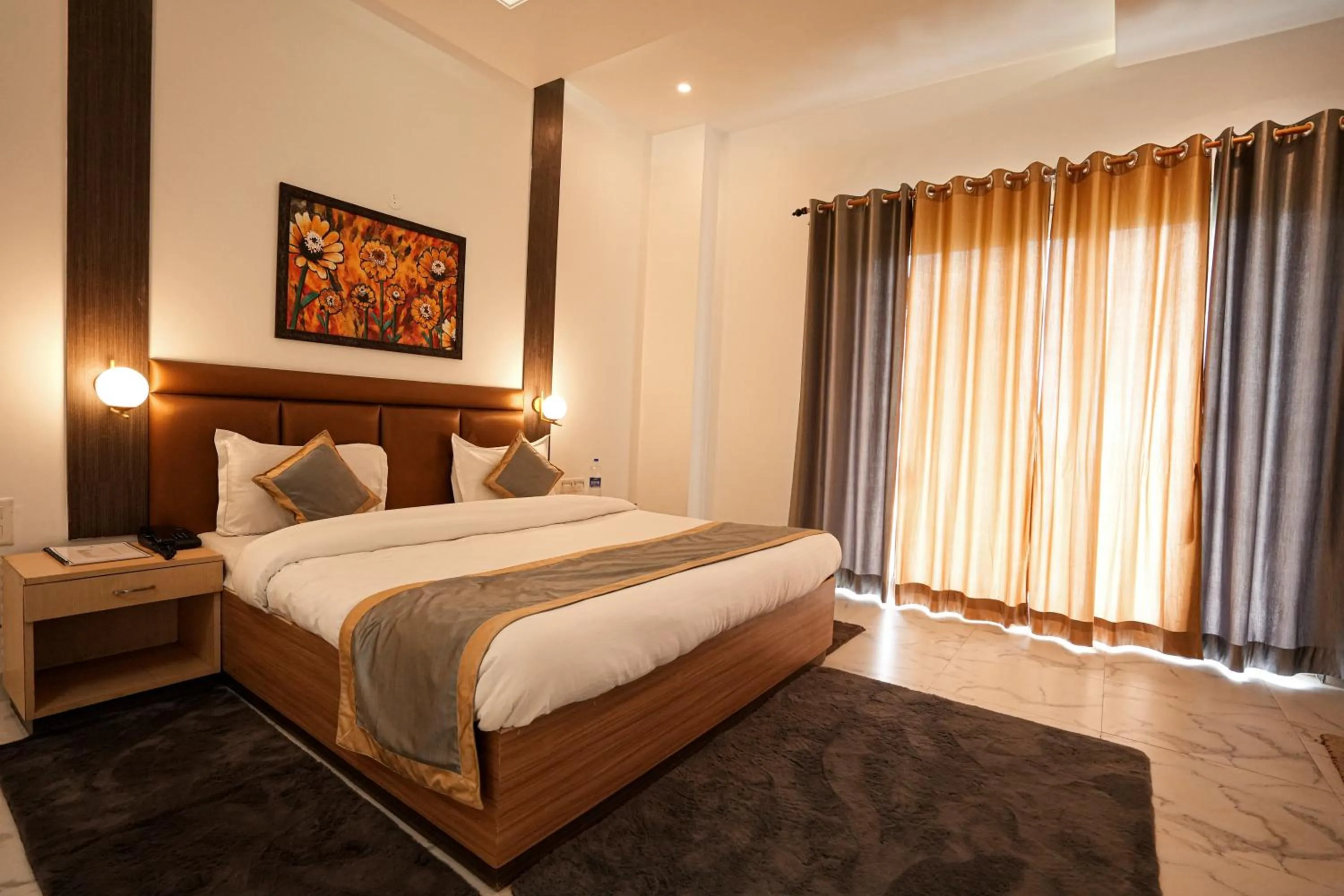 Bedroom, Bed in Chirping Hills Resort,Bhimtal