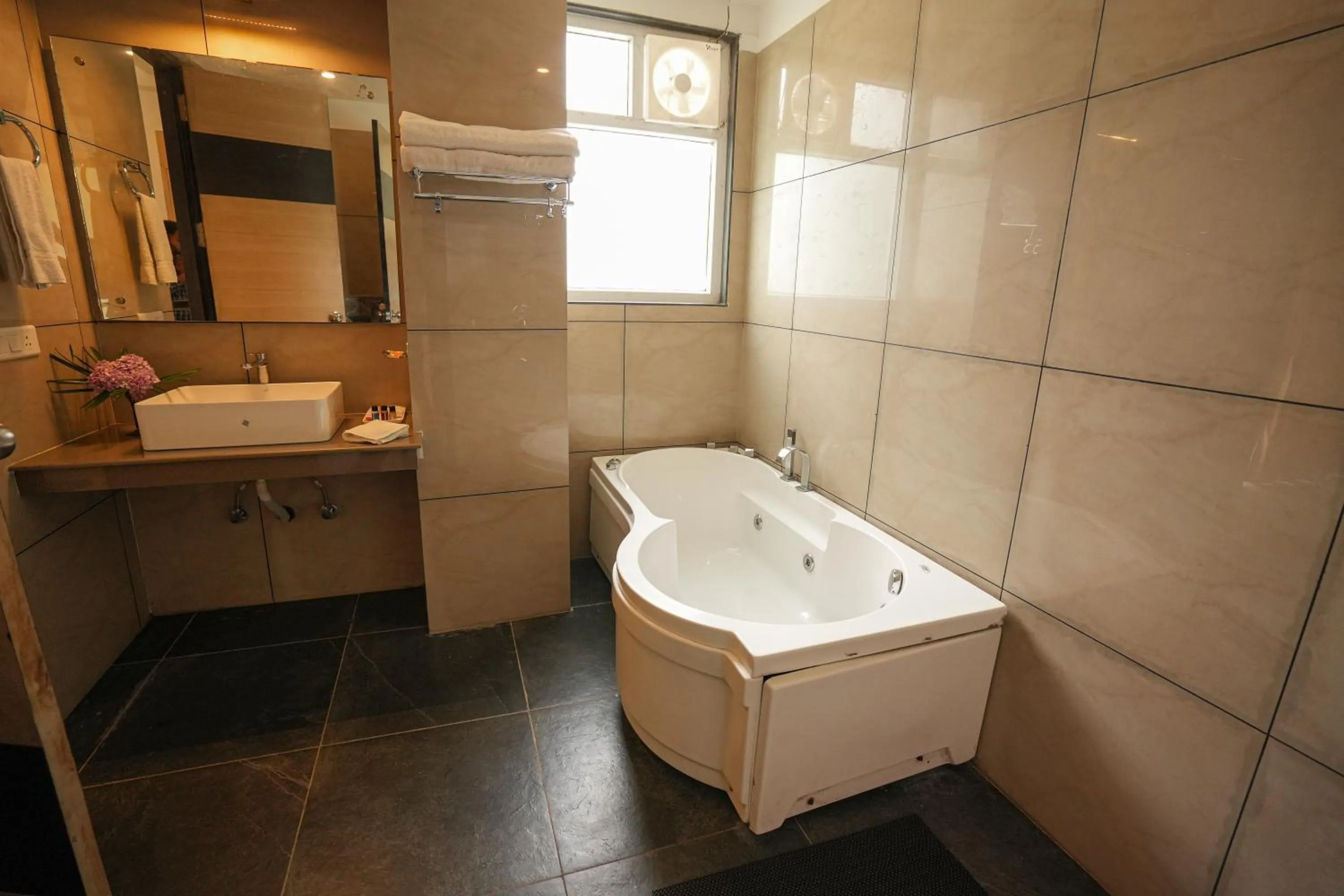 Bathroom in Chirping Hills Resort,Bhimtal