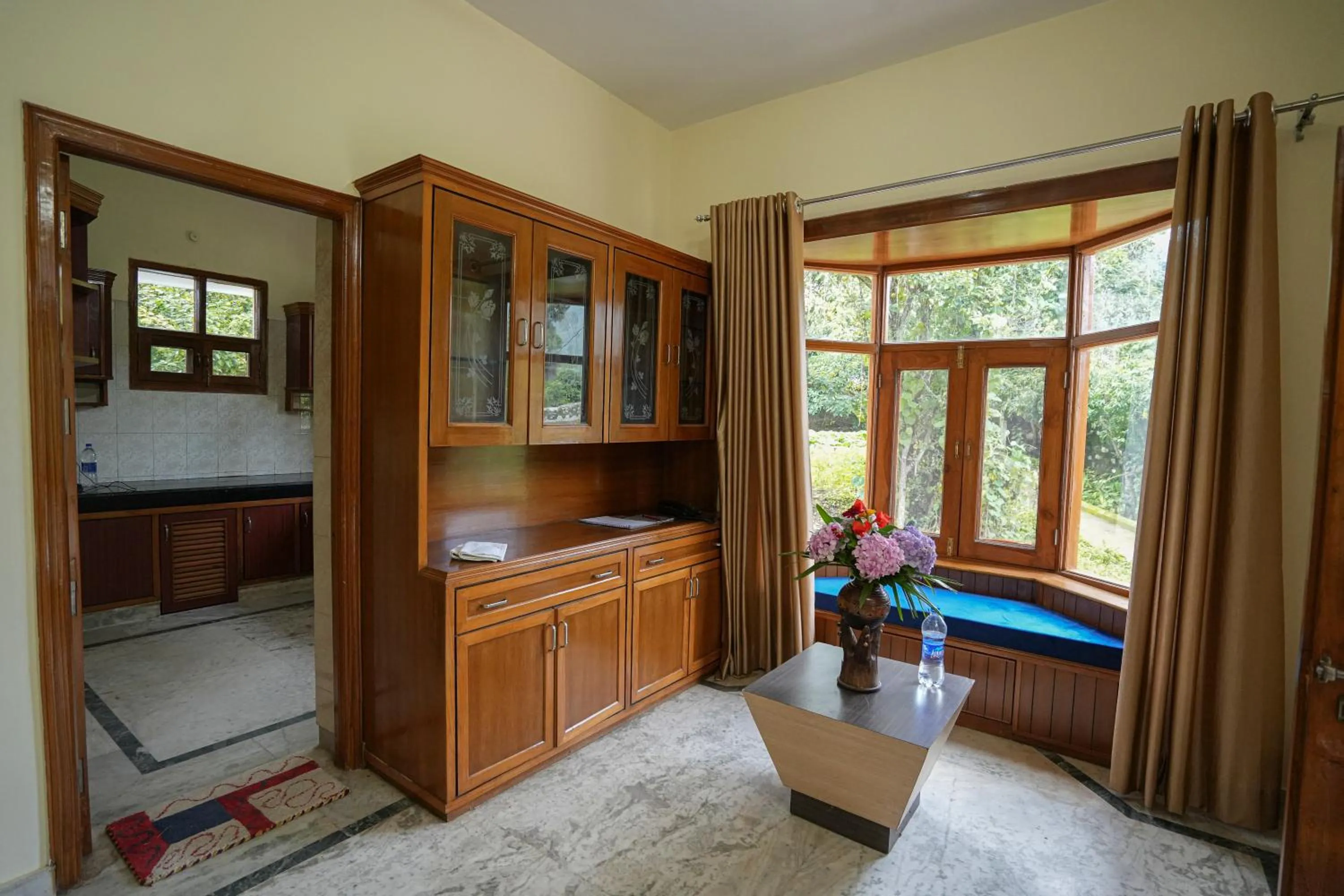 Living room in Chirping Hills Resort,Bhimtal