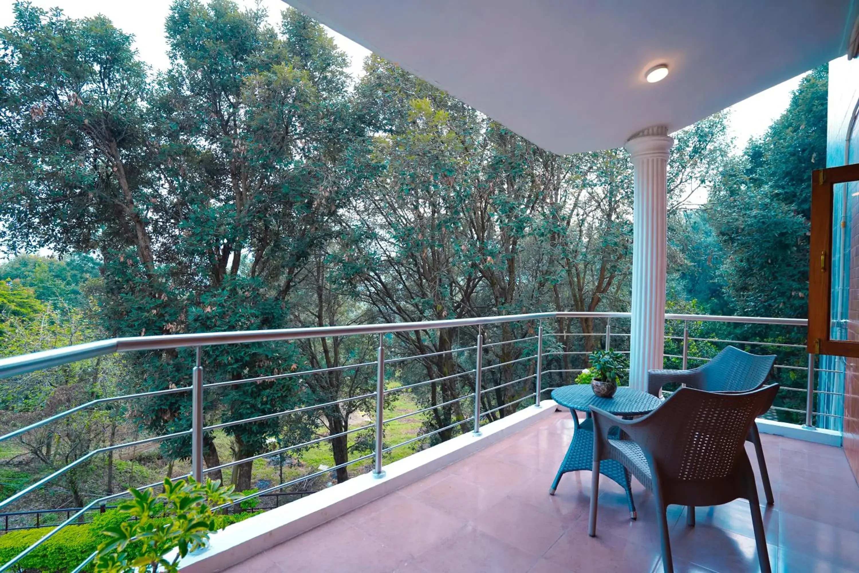 Garden view in Chirping Hills Resort,Bhimtal Garden view in Chirping Hills Resort,Bhimtal
