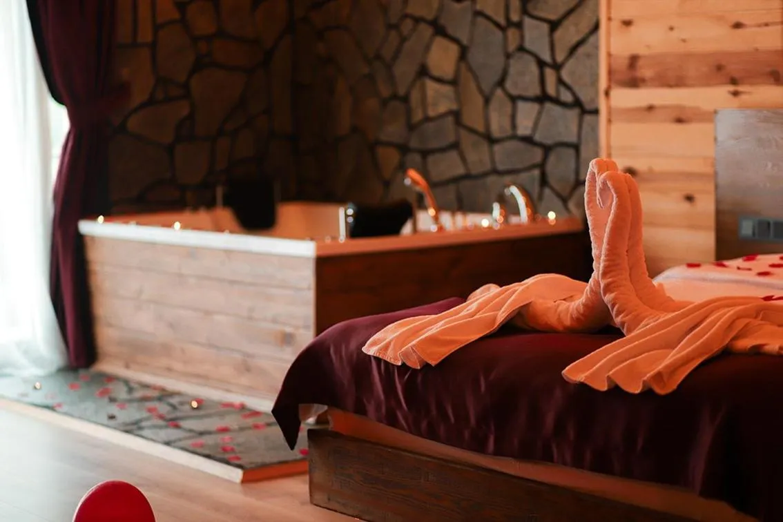 Bed in Yamacda Suit Otel