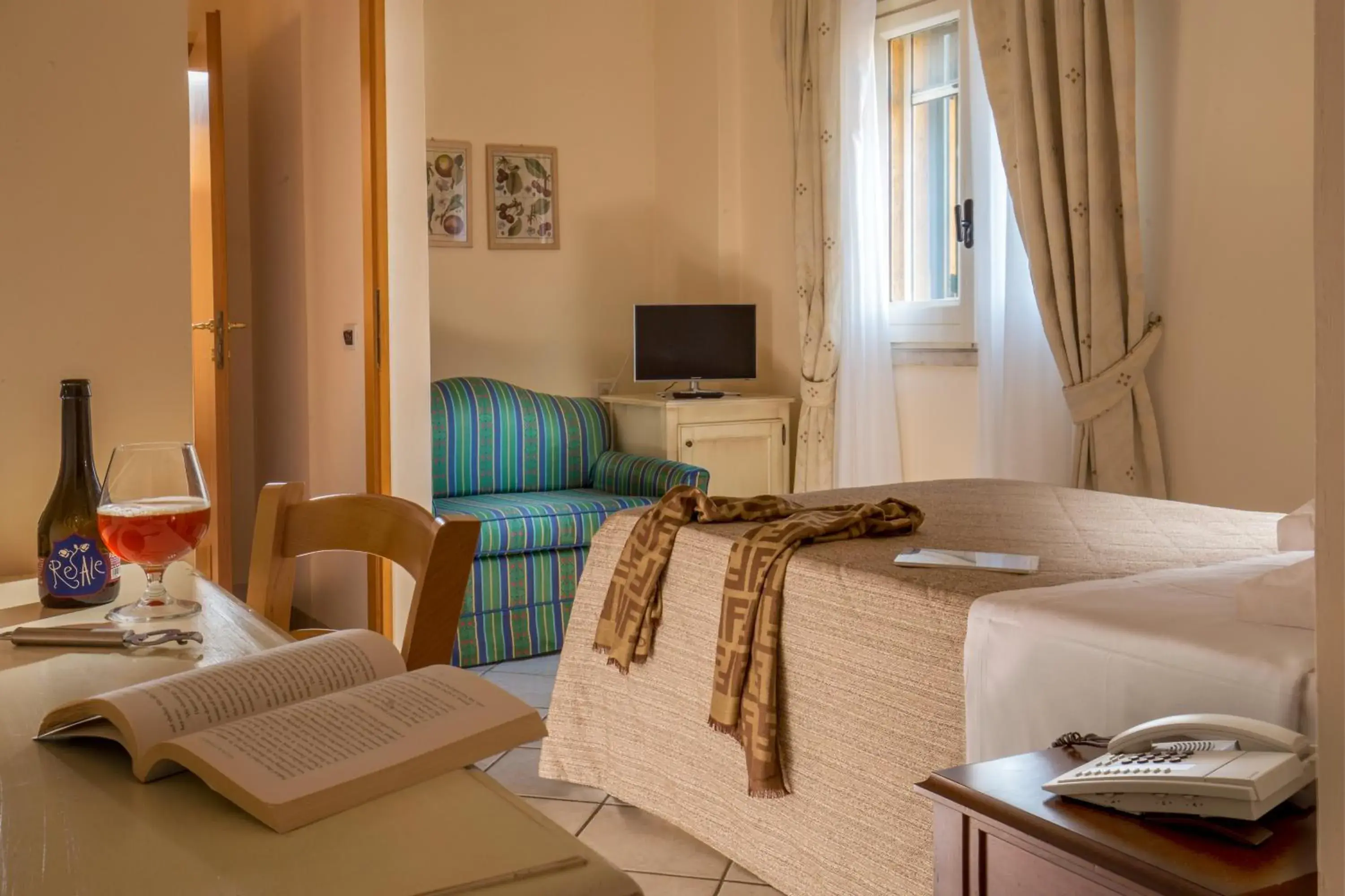 Bed in Hotel Selva Candida Bed in Hotel Selva Candida