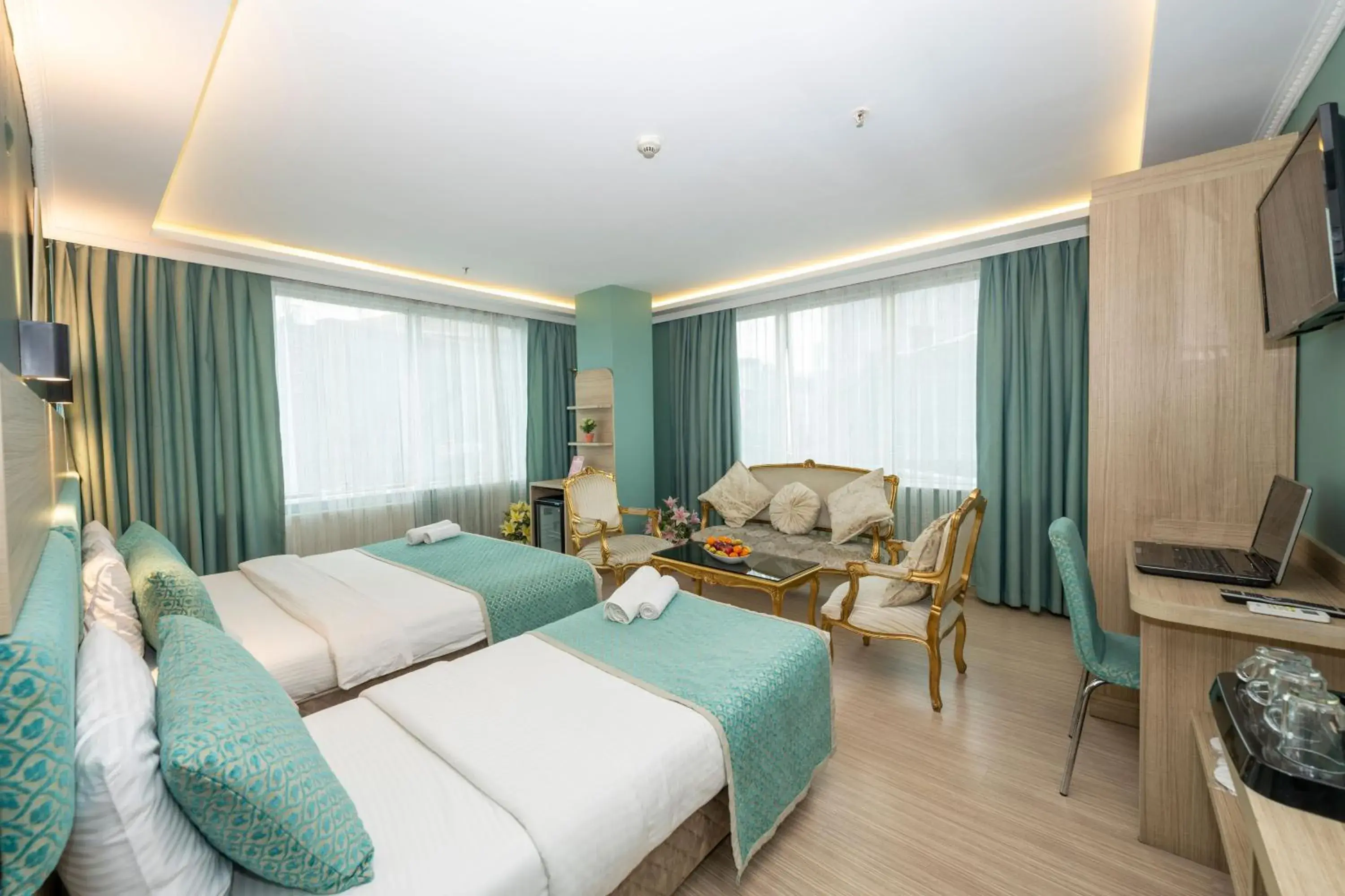 Seating area, Bed in The Hotel Ottoman City Istanbul Seating area, Bed in The Hotel Ottoman City Istanbul