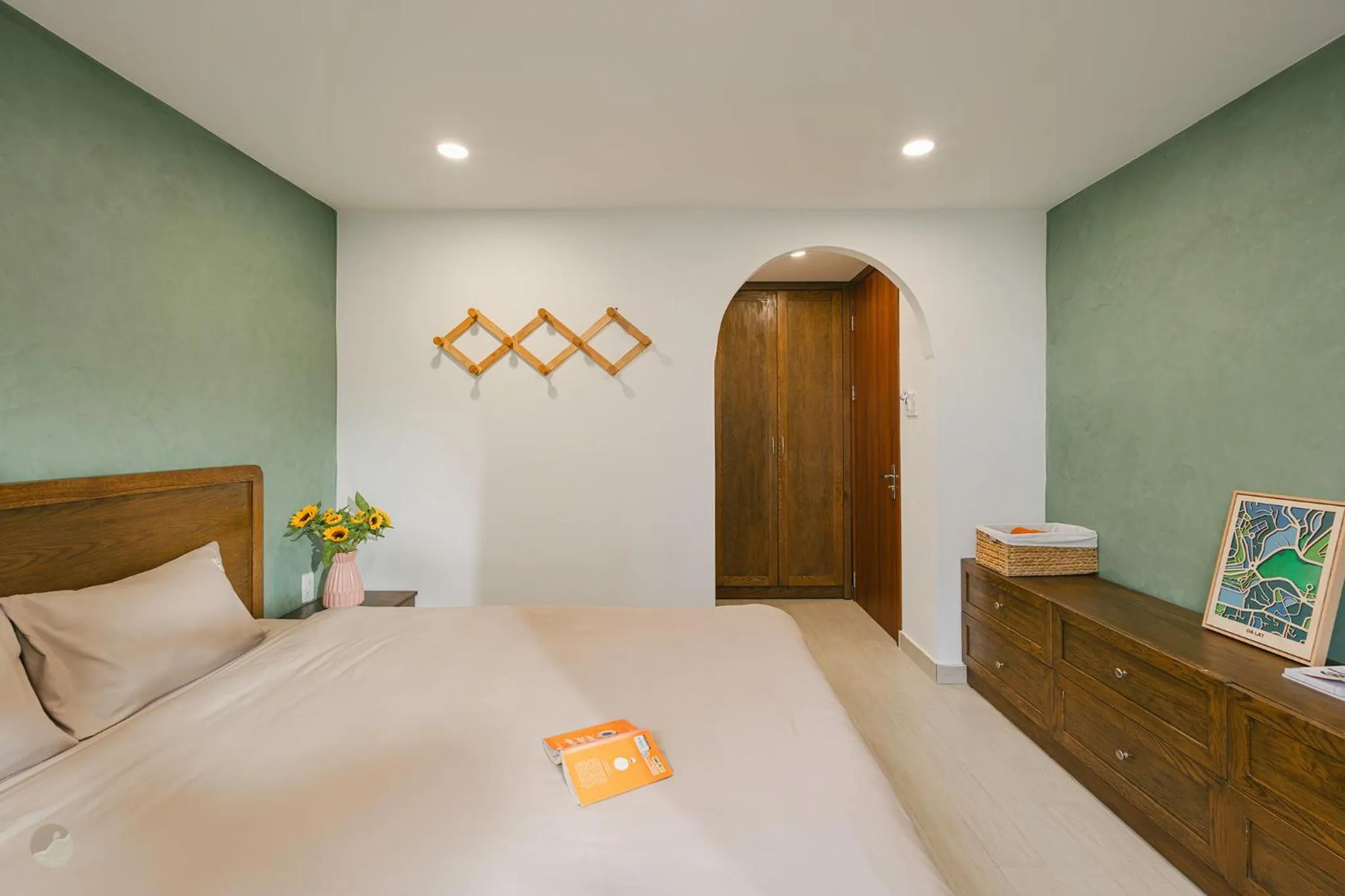 Bedroom, Bed in Miền Sương Khói - Home & Café