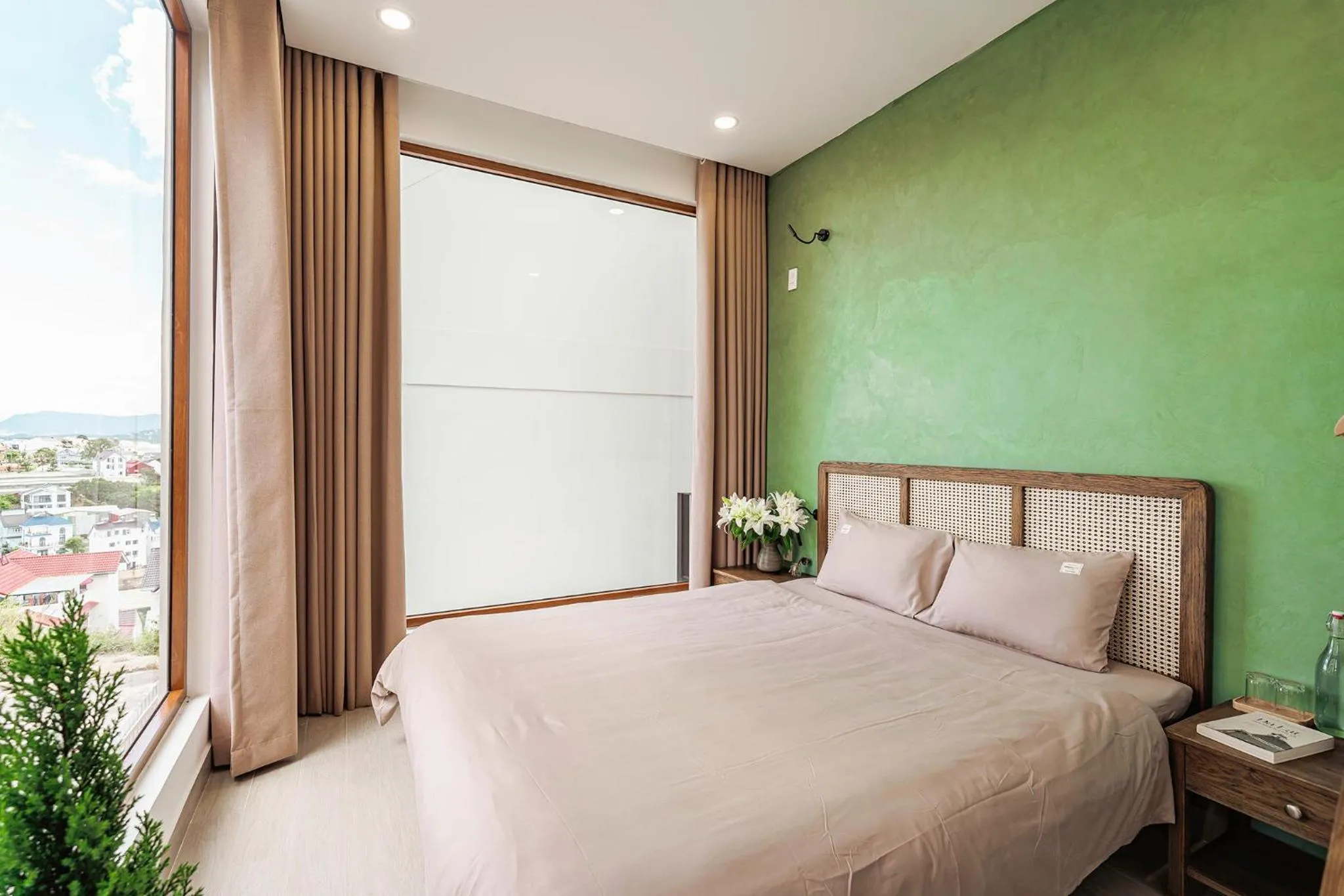 Bed in Miền Sương Khói - Home & Café