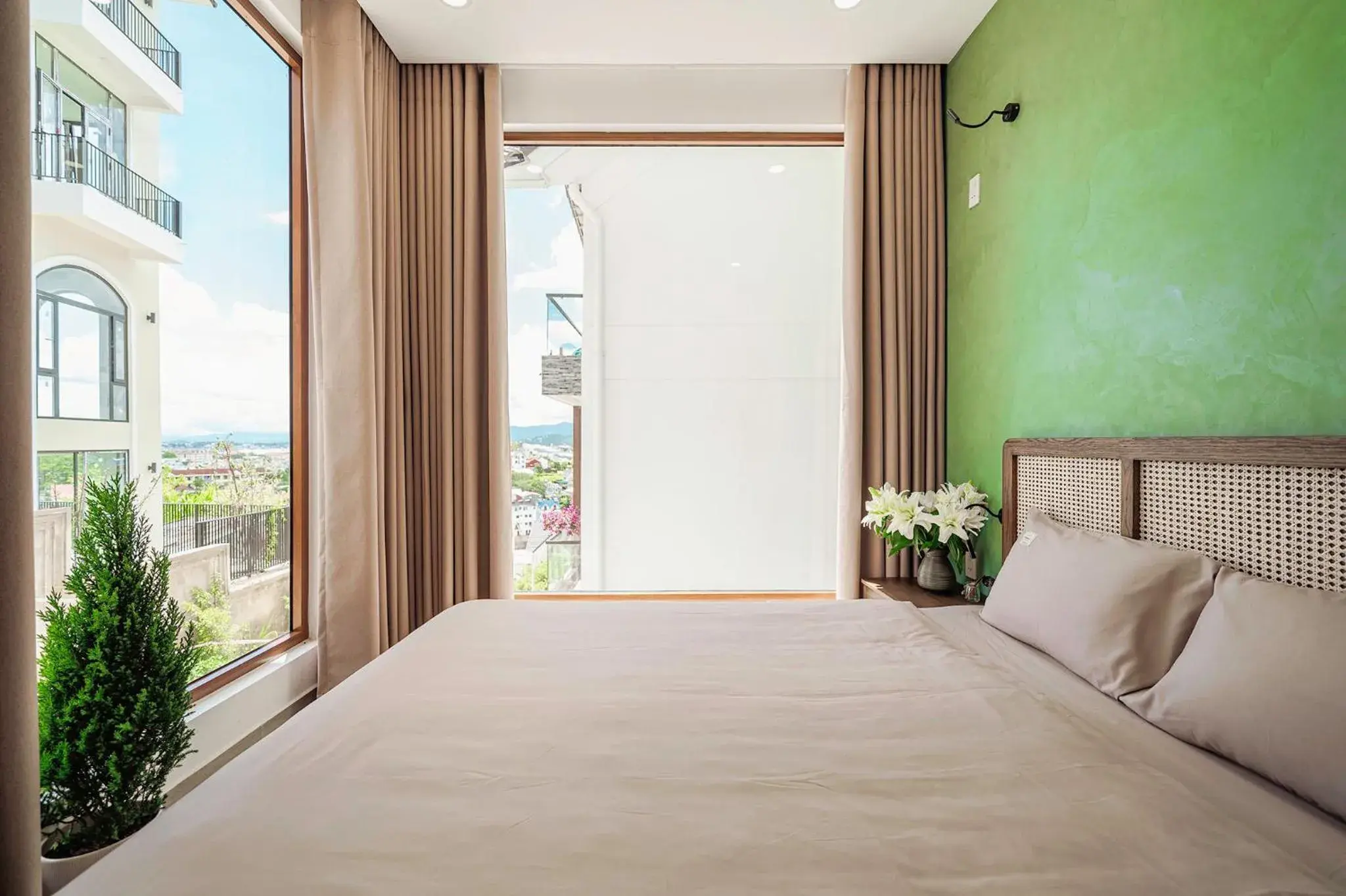 View (from property/room), Bed in Miền Sương Khói - Home & Café View (from property/room), Bed in Miền Sương Khói - Home & Café