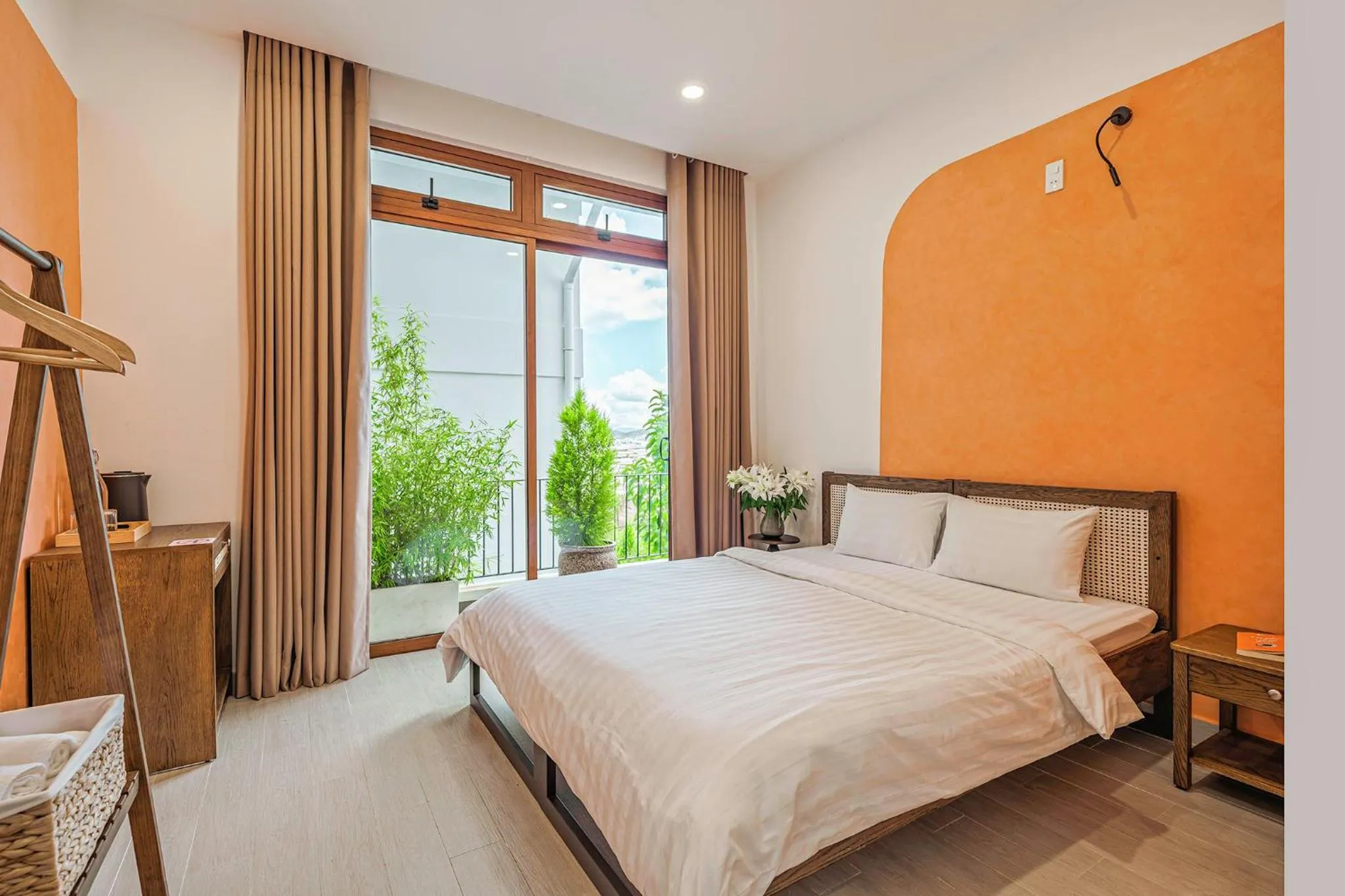 Bedroom, Bed in Miền Sương Khói - Home & Café