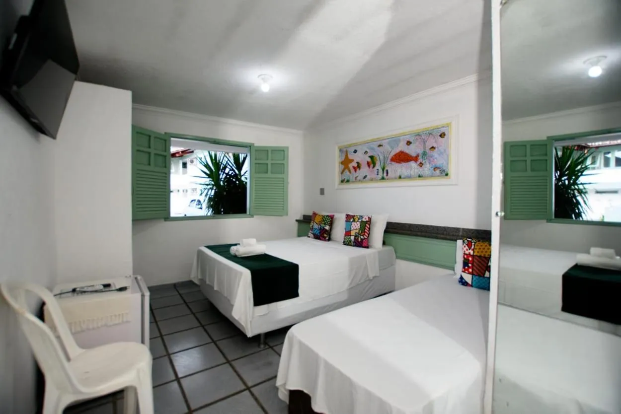 Bedroom, Bed in Hotel Porto Verde -JG