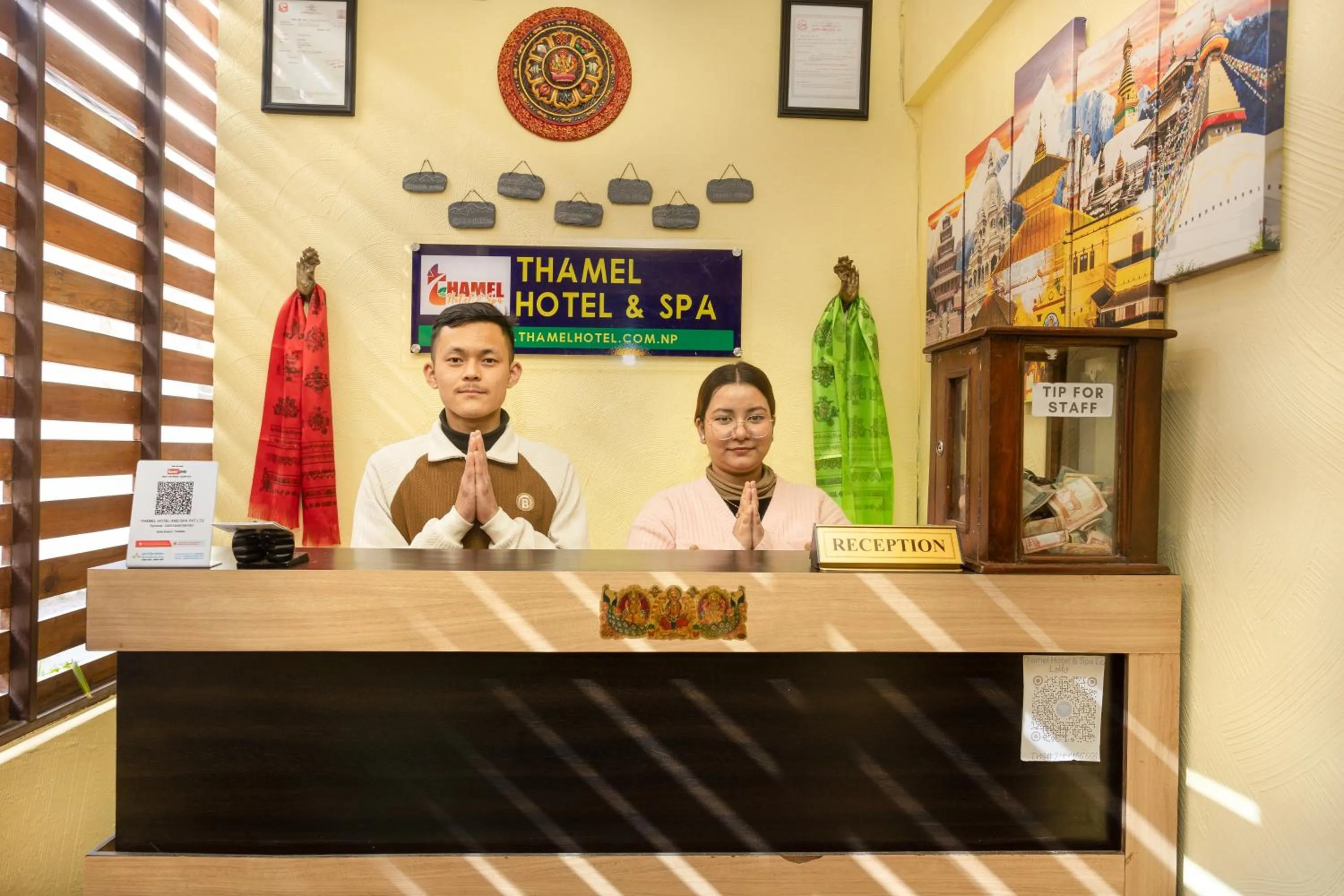 Lobby or reception in Thamel Hotel & Spa