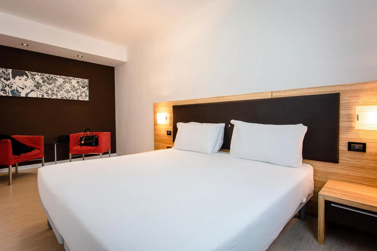 Bed in Hotel Ambra