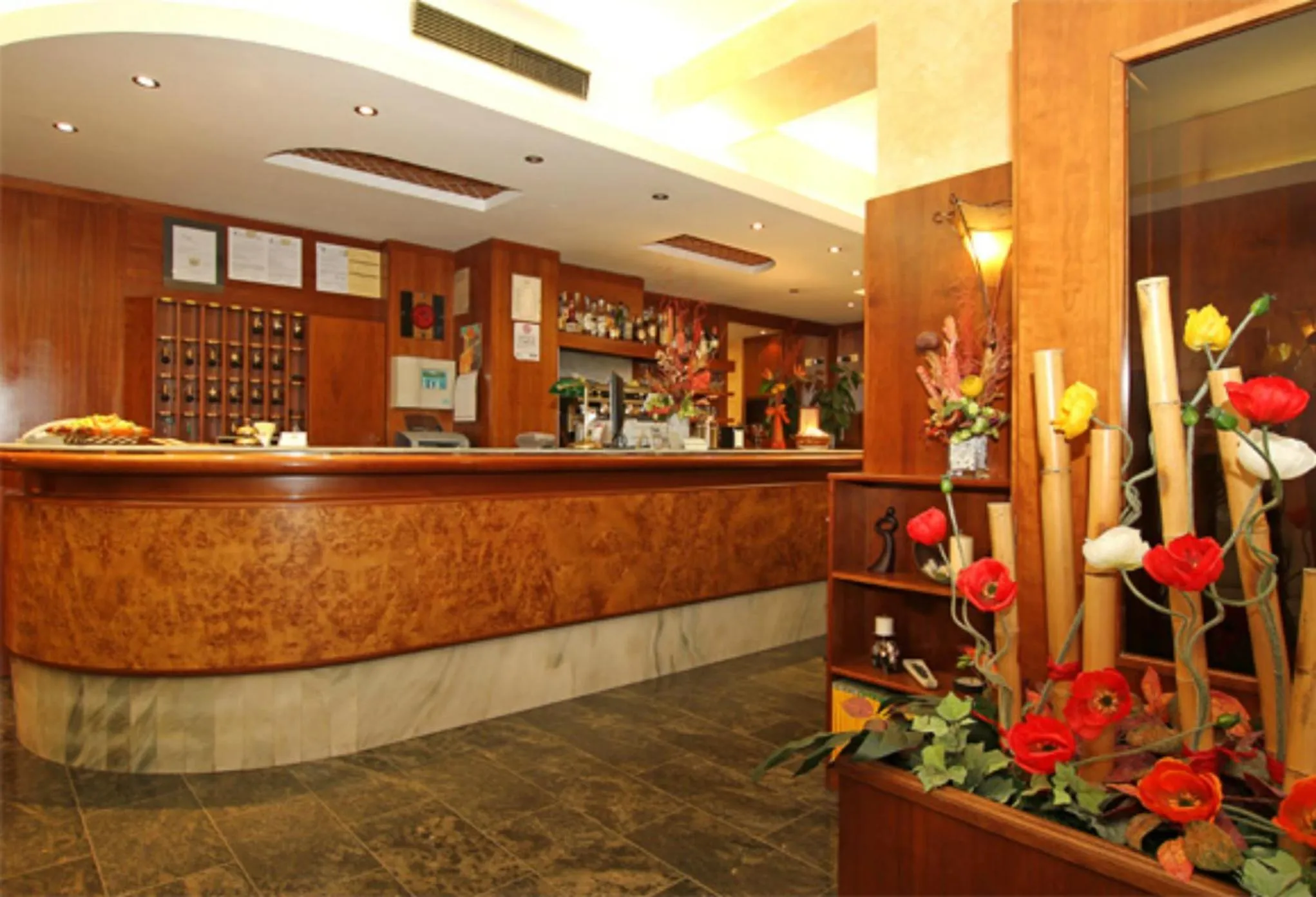 Lobby or reception in Hotel Villa Molinari