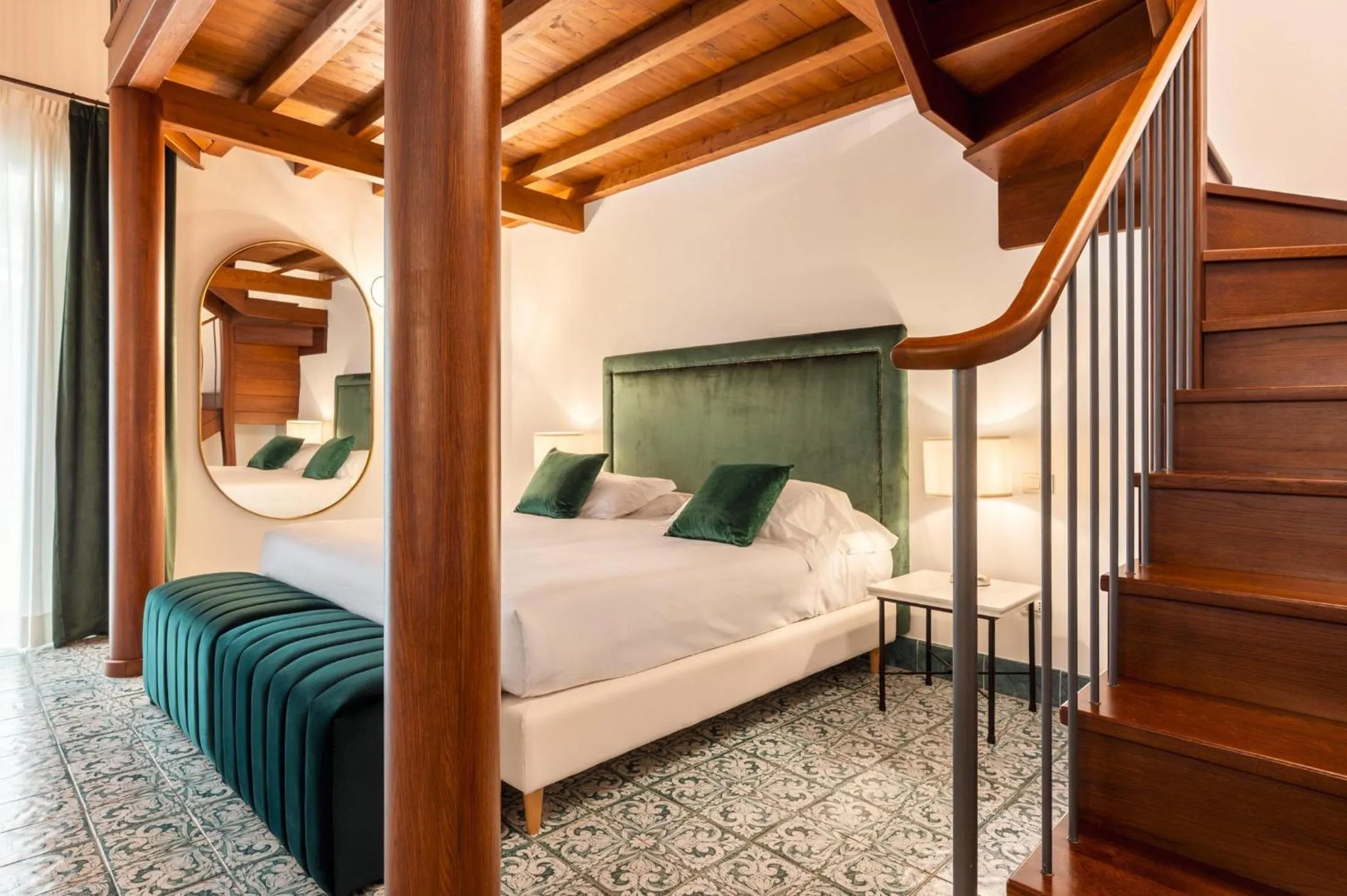 Bed in Dimora Caiammari Luxury Hotel & Spa