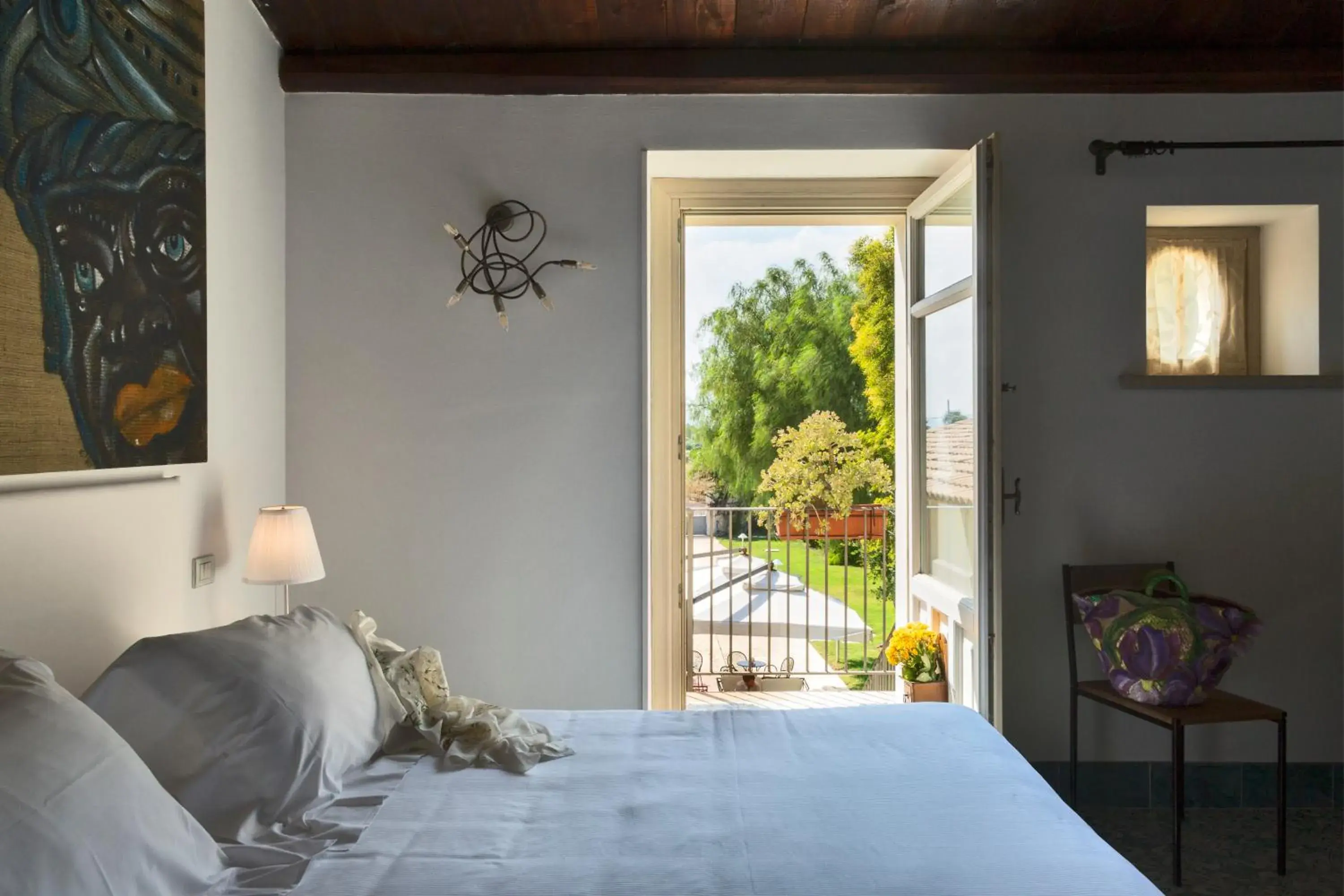 Bed in Dimora Caiammari Luxury Hotel & Spa Bed in Dimora Caiammari Luxury Hotel & Spa