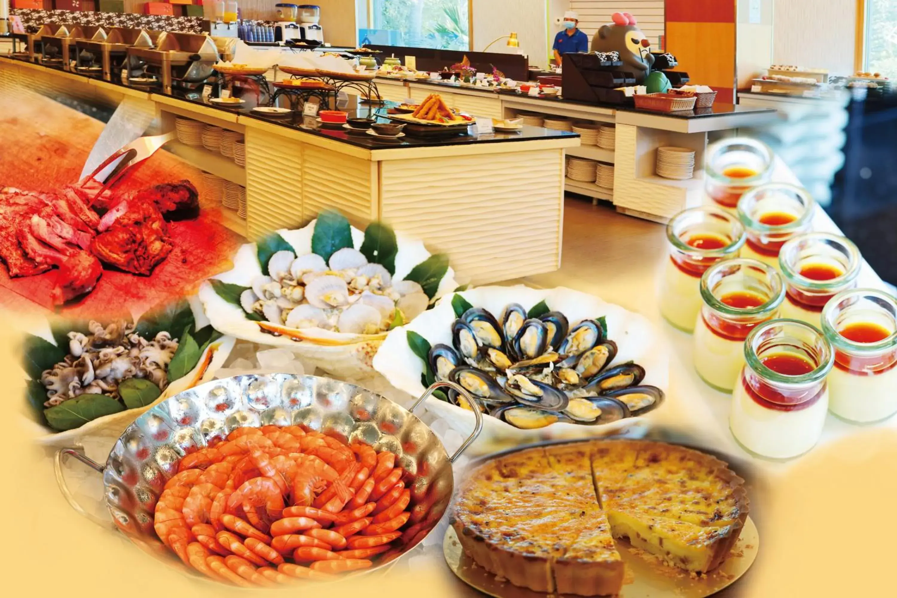 Food and drinks in Uni-Resort Mawutu Food and drinks in Uni-Resort Mawutu