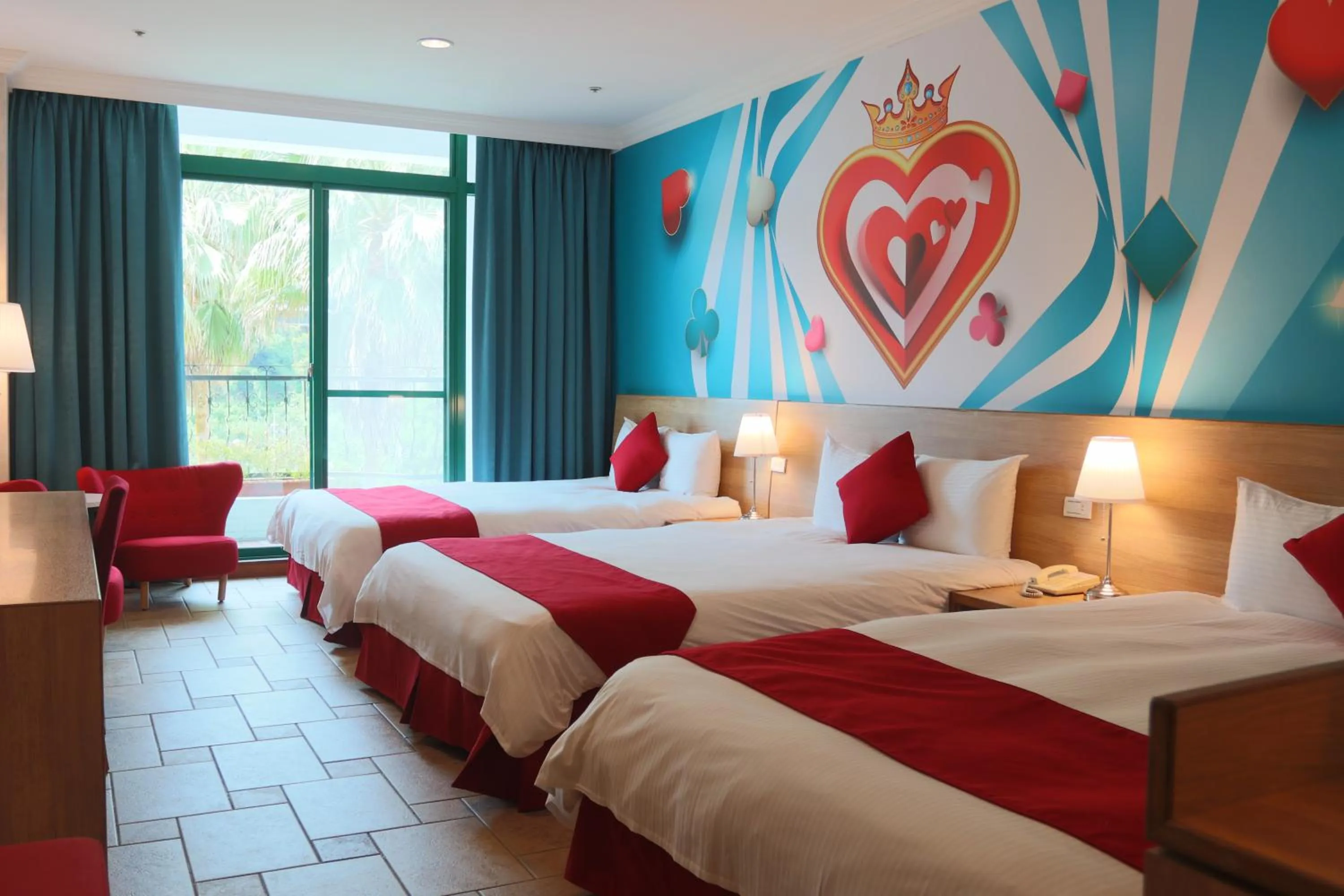 Bed in Uni-Resort Mawutu