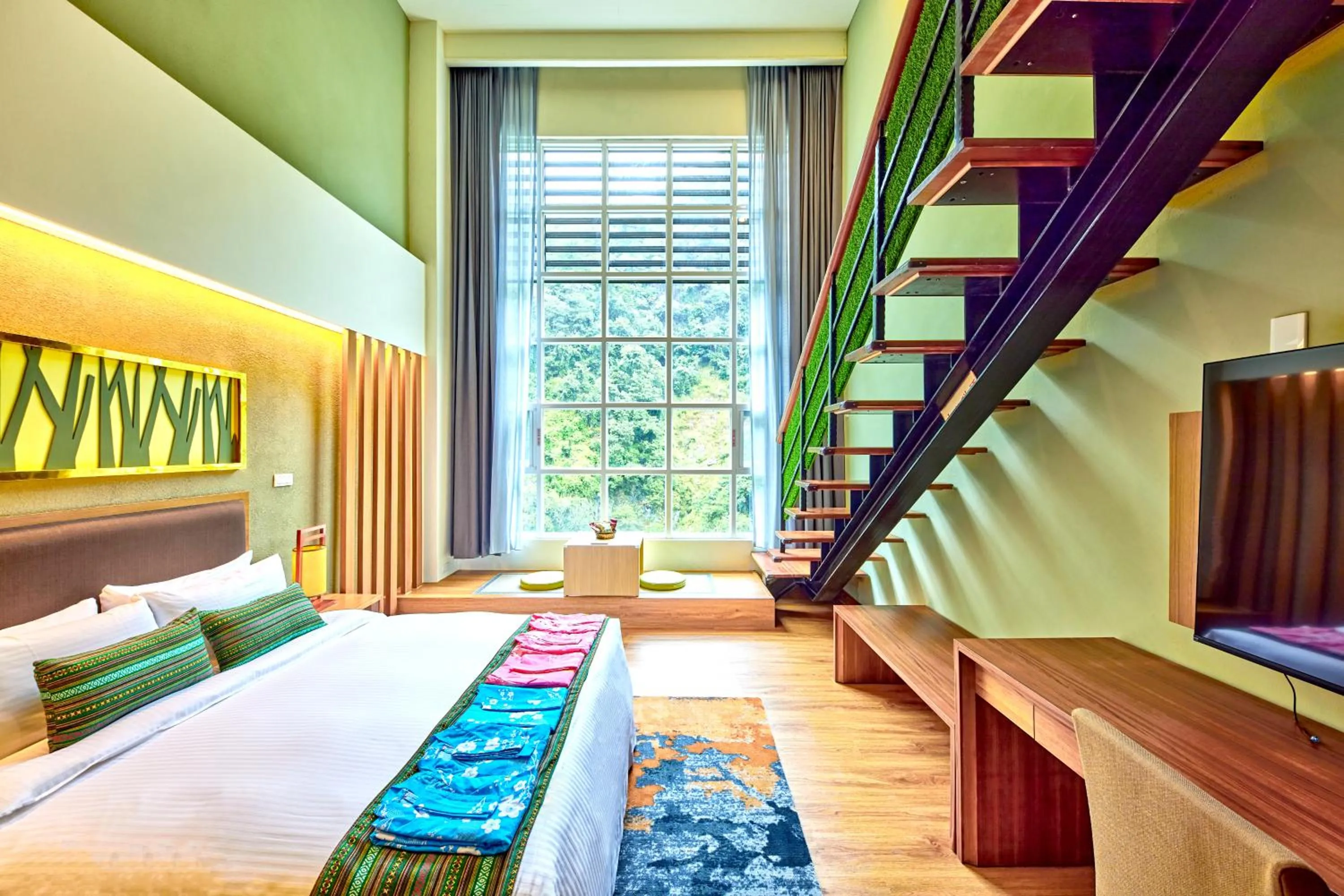 Photo of the whole room, Bed in Uni-Resort Ku-Kuan