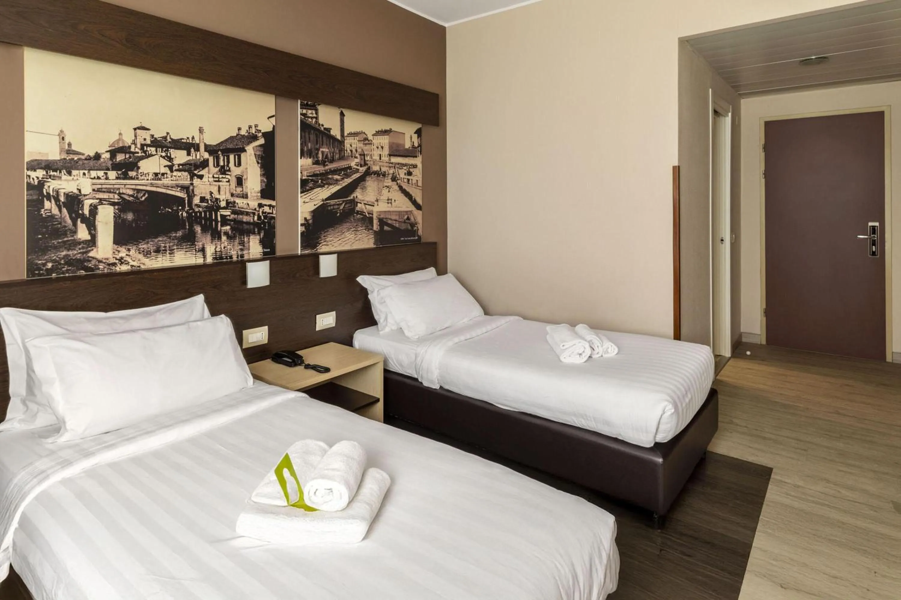 Photo of the whole room, Bed in B&B HOTEL Milano Portello