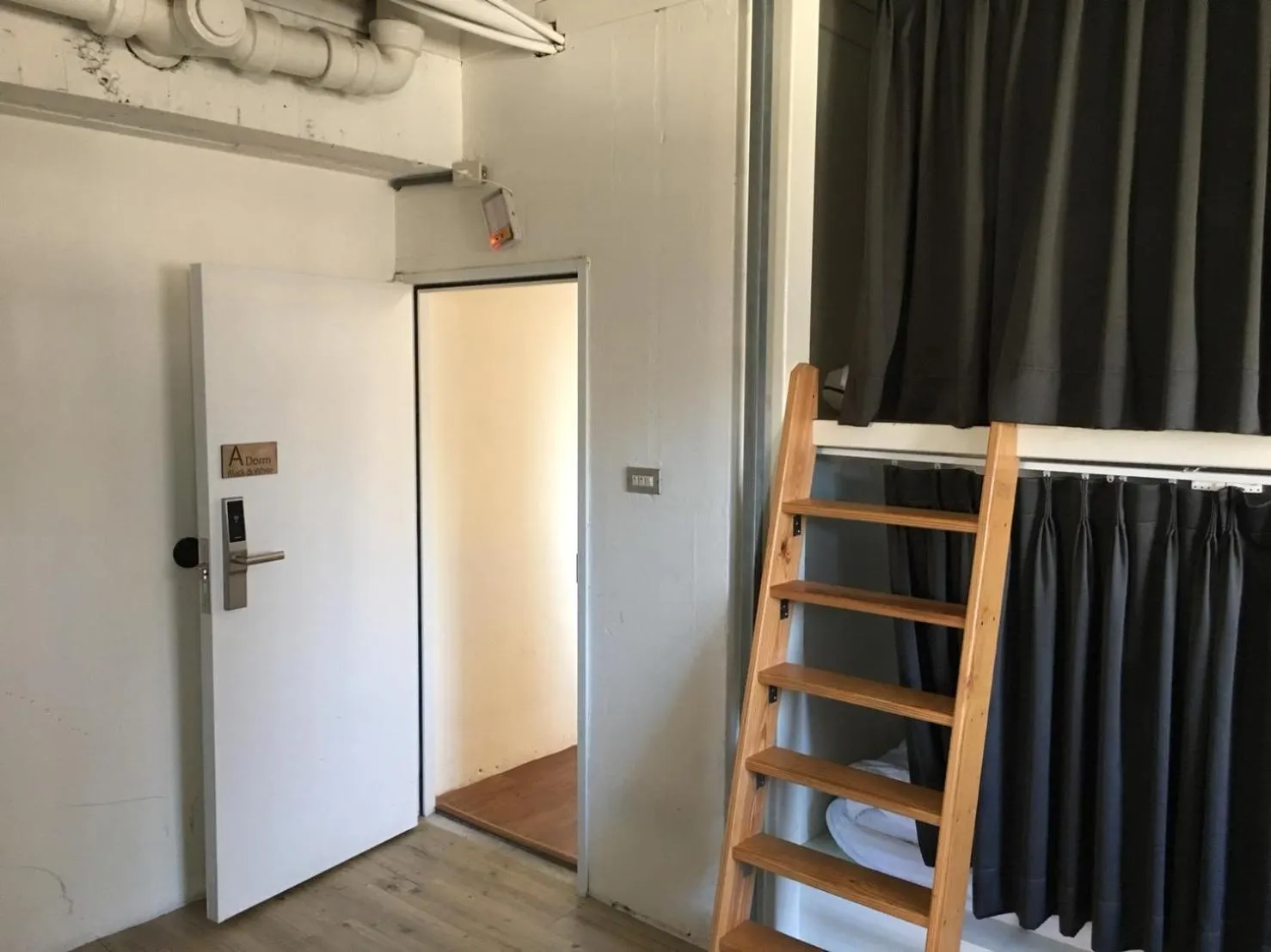 bunk bed in Mr. Lobster’s Secret Den design hostel