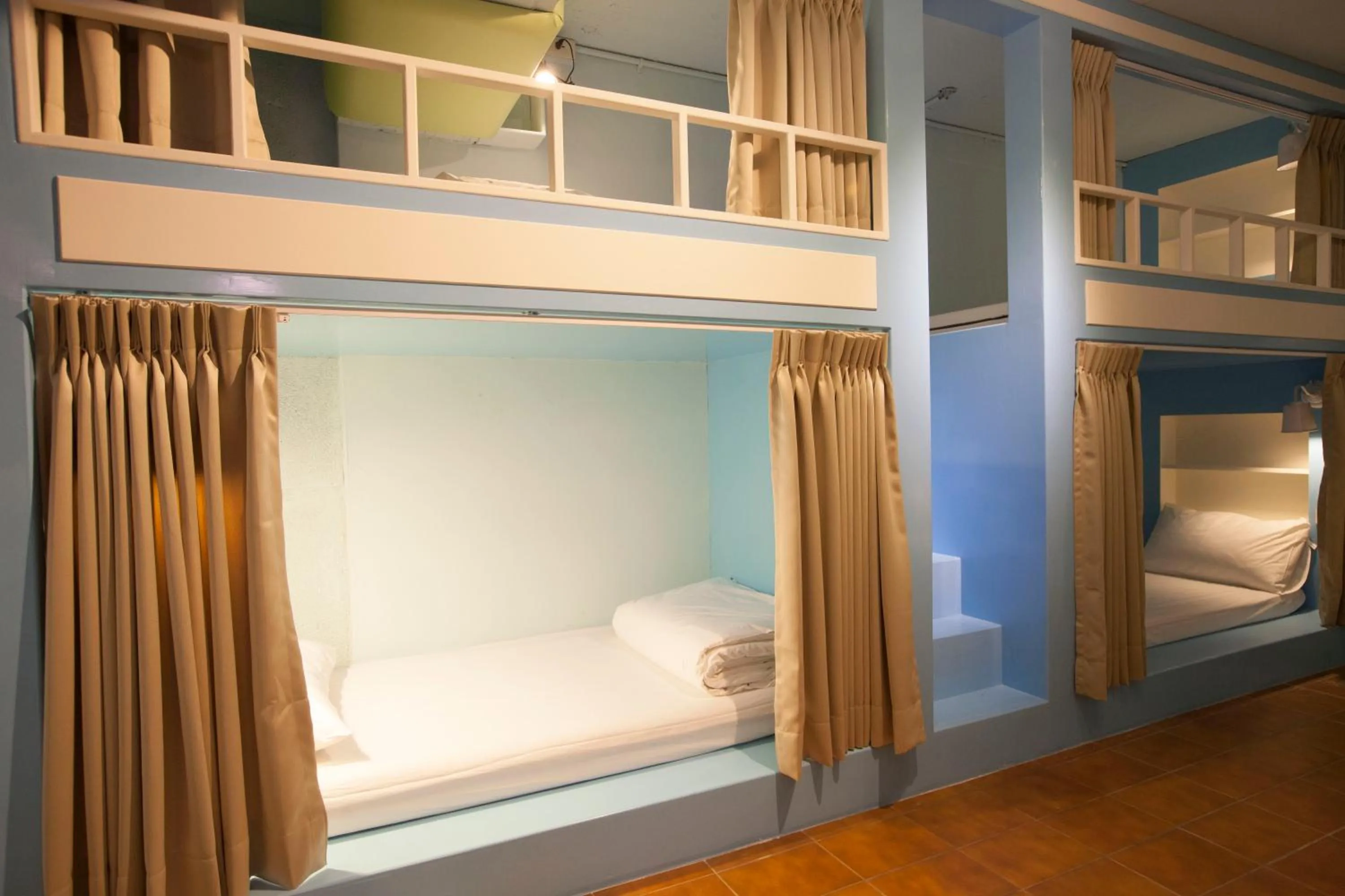 bunk bed, Bed in Mr. Lobster’s Secret Den design hostel