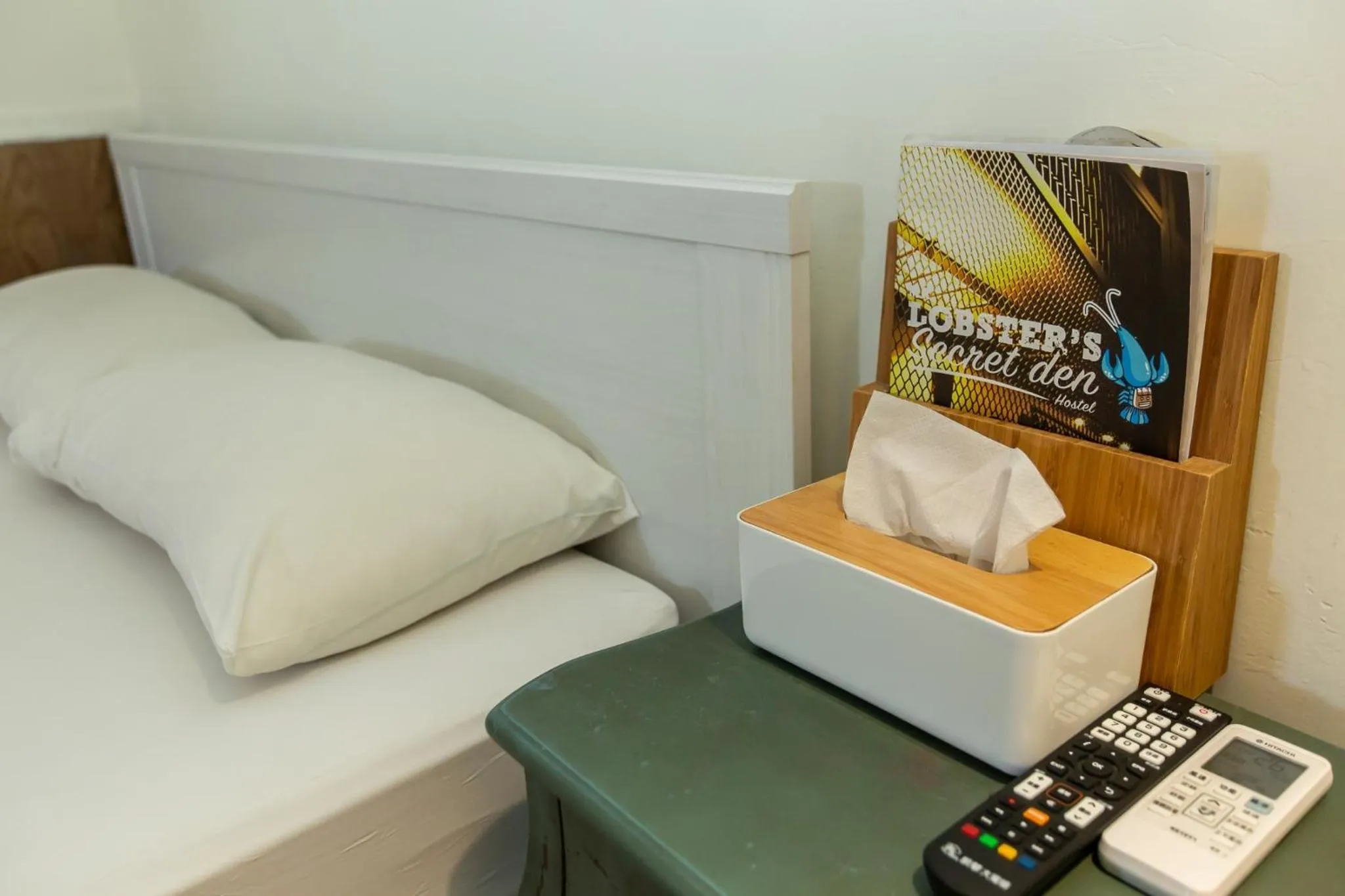 Bed in Mr. Lobster’s Secret Den design hostel