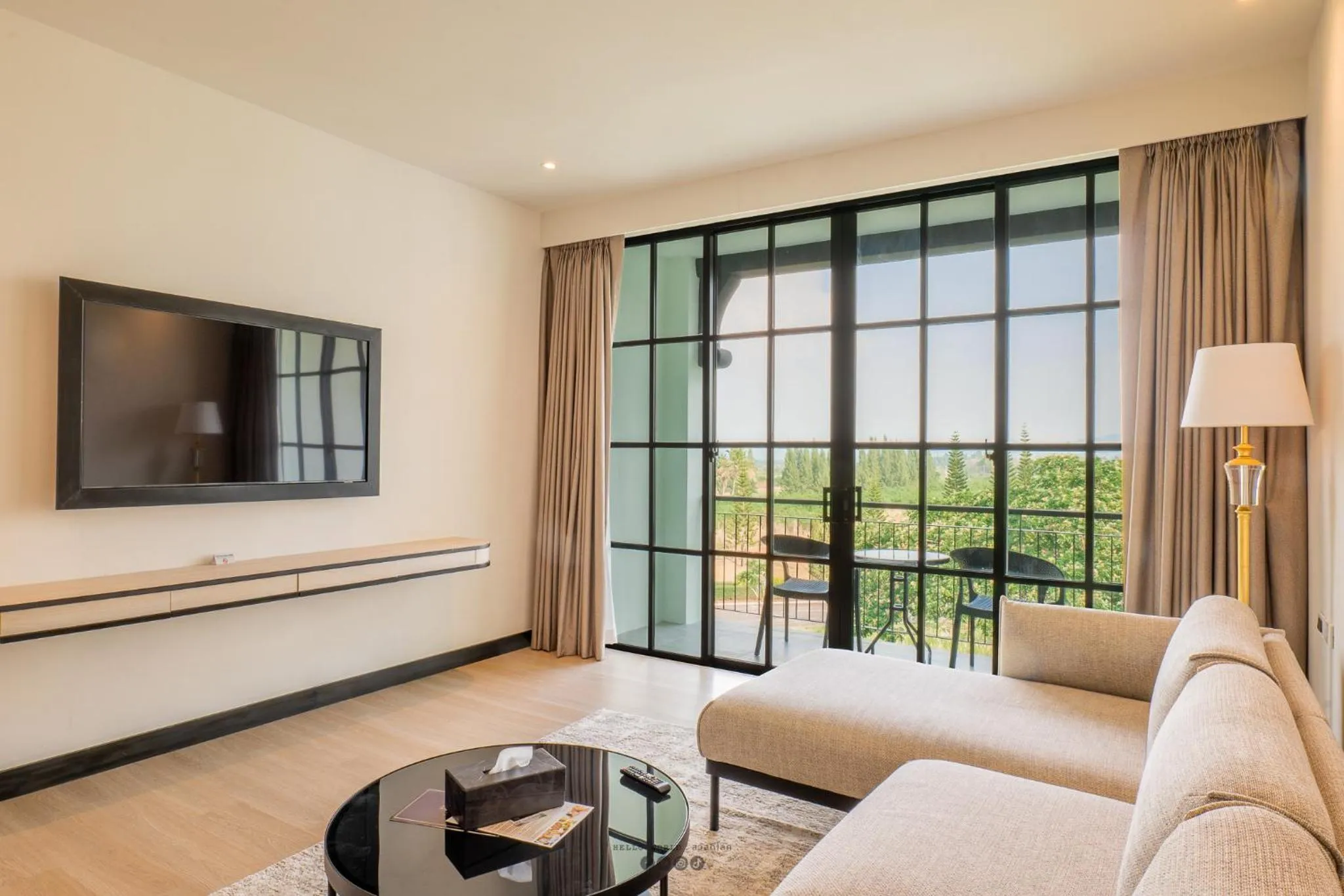 Living room in Estella Khao Yai