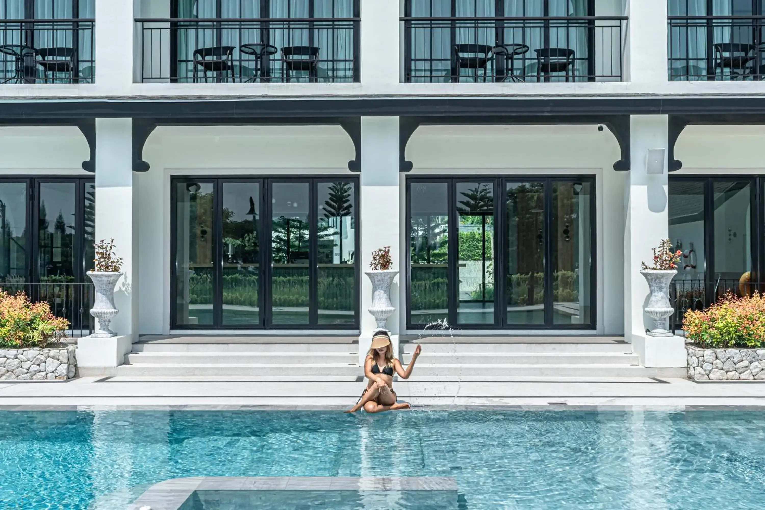 Swimming pool in Estella Khao Yai Swimming pool in Estella Khao Yai