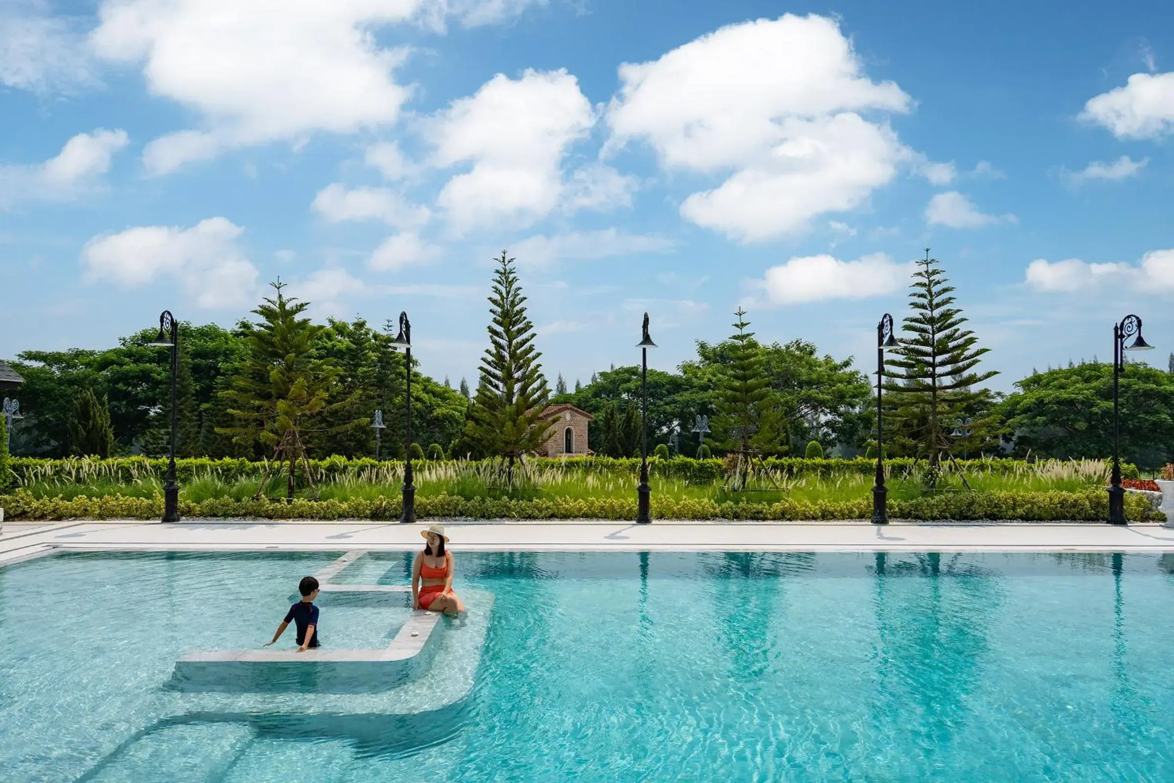 Swimming pool in Estella Khao Yai Swimming pool in Estella Khao Yai