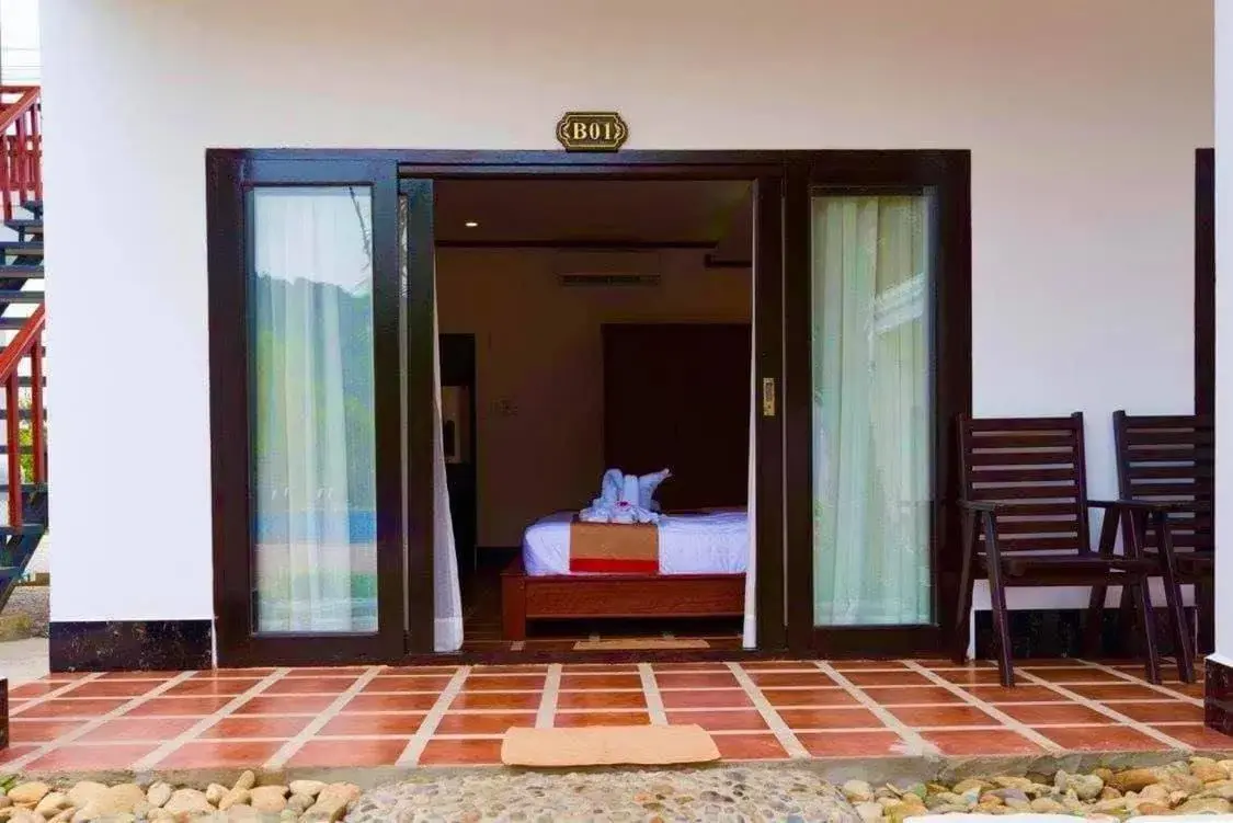 Bed in Vang Vieng Savanh Sunset View Resort Bed in Vang Vieng Savanh Sunset View Resort