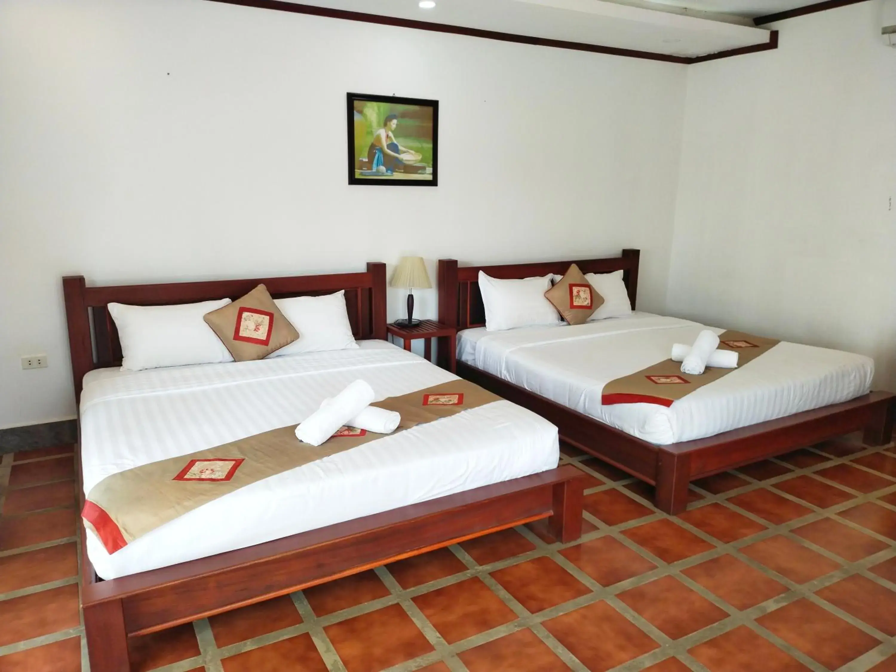 Bed in Vang Vieng Savanh Sunset View Resort Bed in Vang Vieng Savanh Sunset View Resort