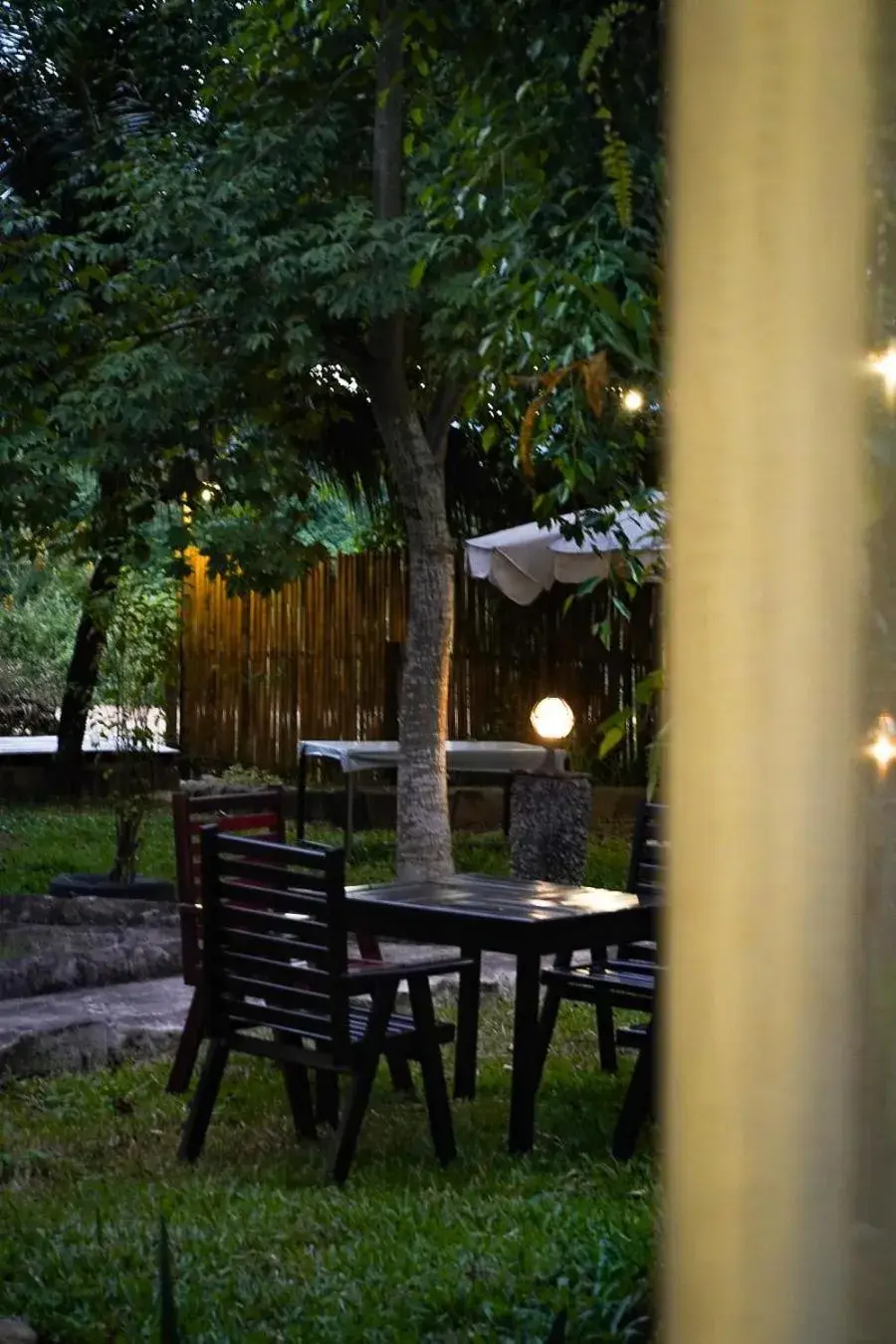 Seating area in Vang Vieng Savanh Sunset View Resort Seating area in Vang Vieng Savanh Sunset View Resort