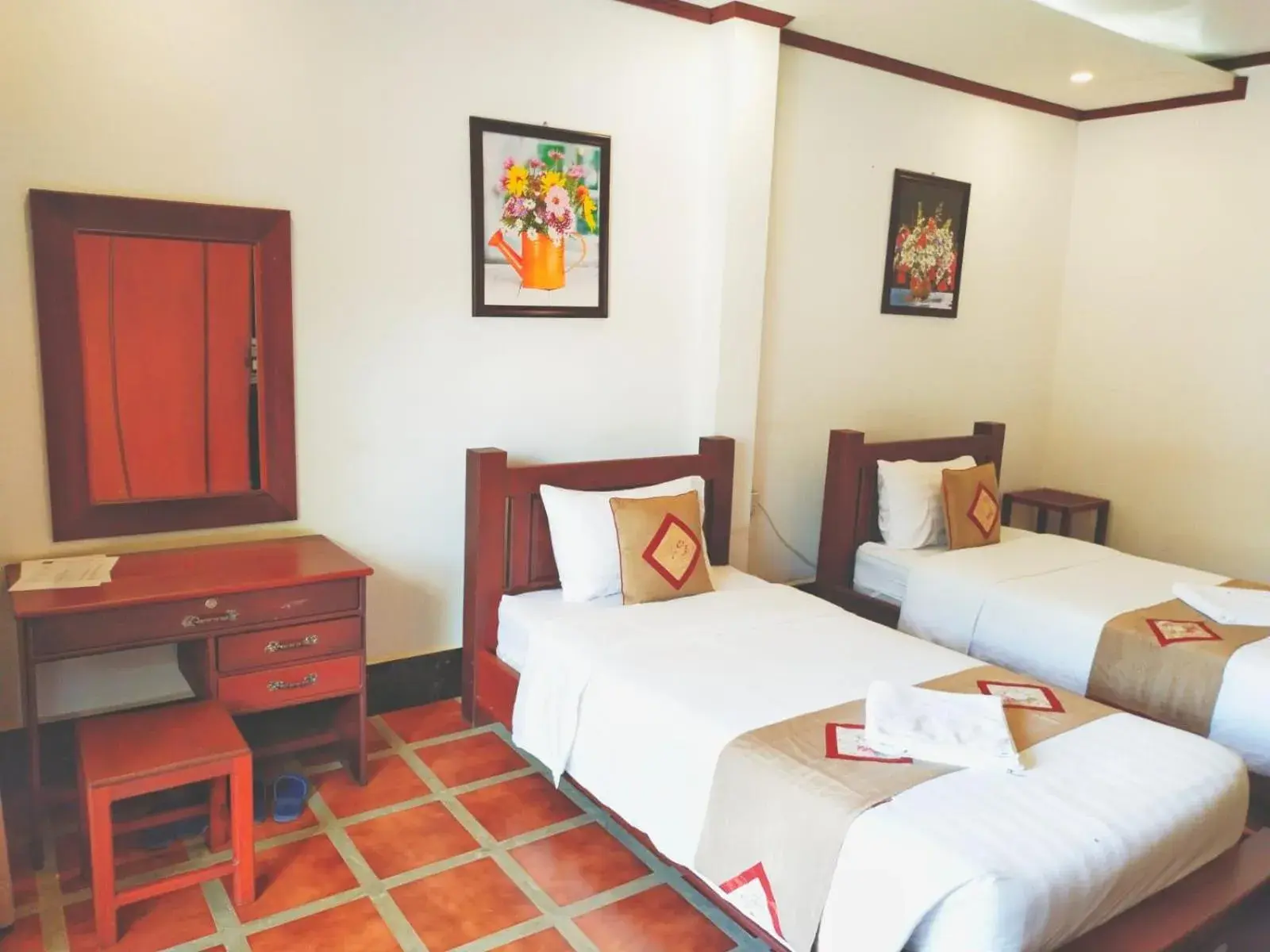 Bed in Vang Vieng Savanh Sunset View Resort Bed in Vang Vieng Savanh Sunset View Resort