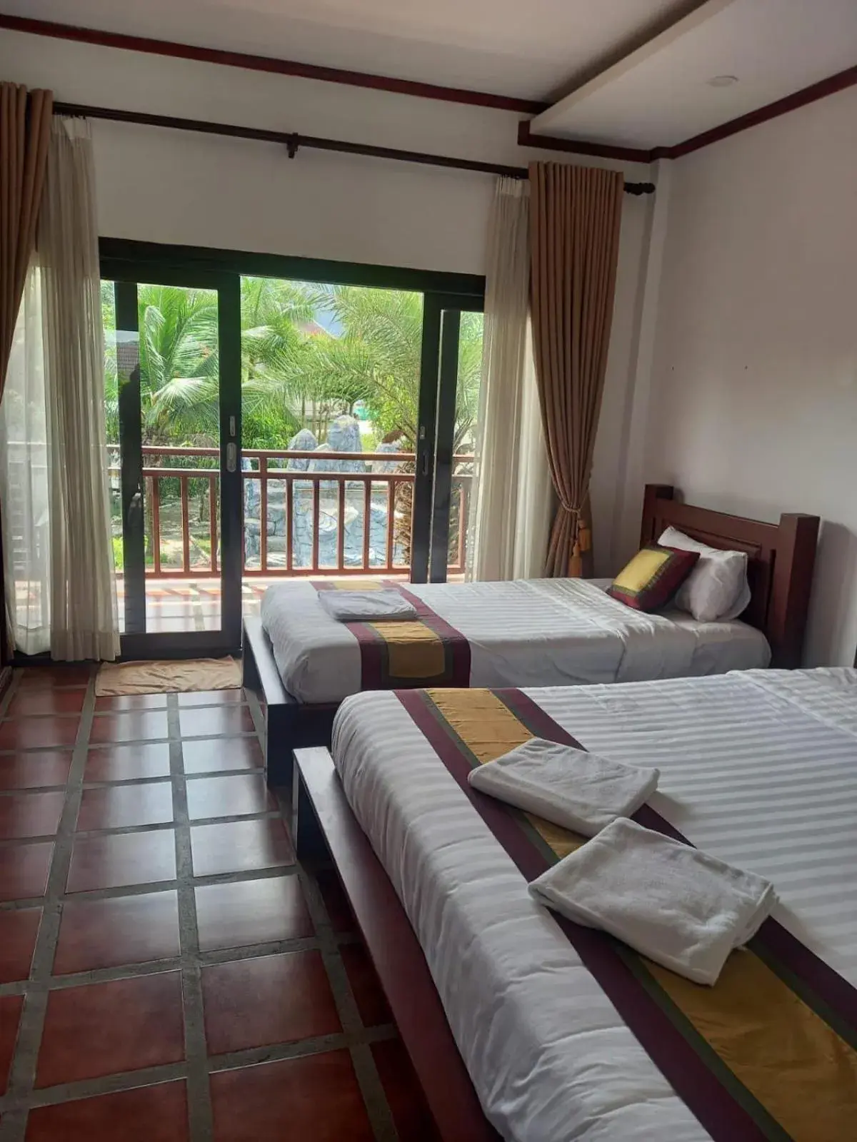 Bed in Vang Vieng Savanh Sunset View Resort Bed in Vang Vieng Savanh Sunset View Resort