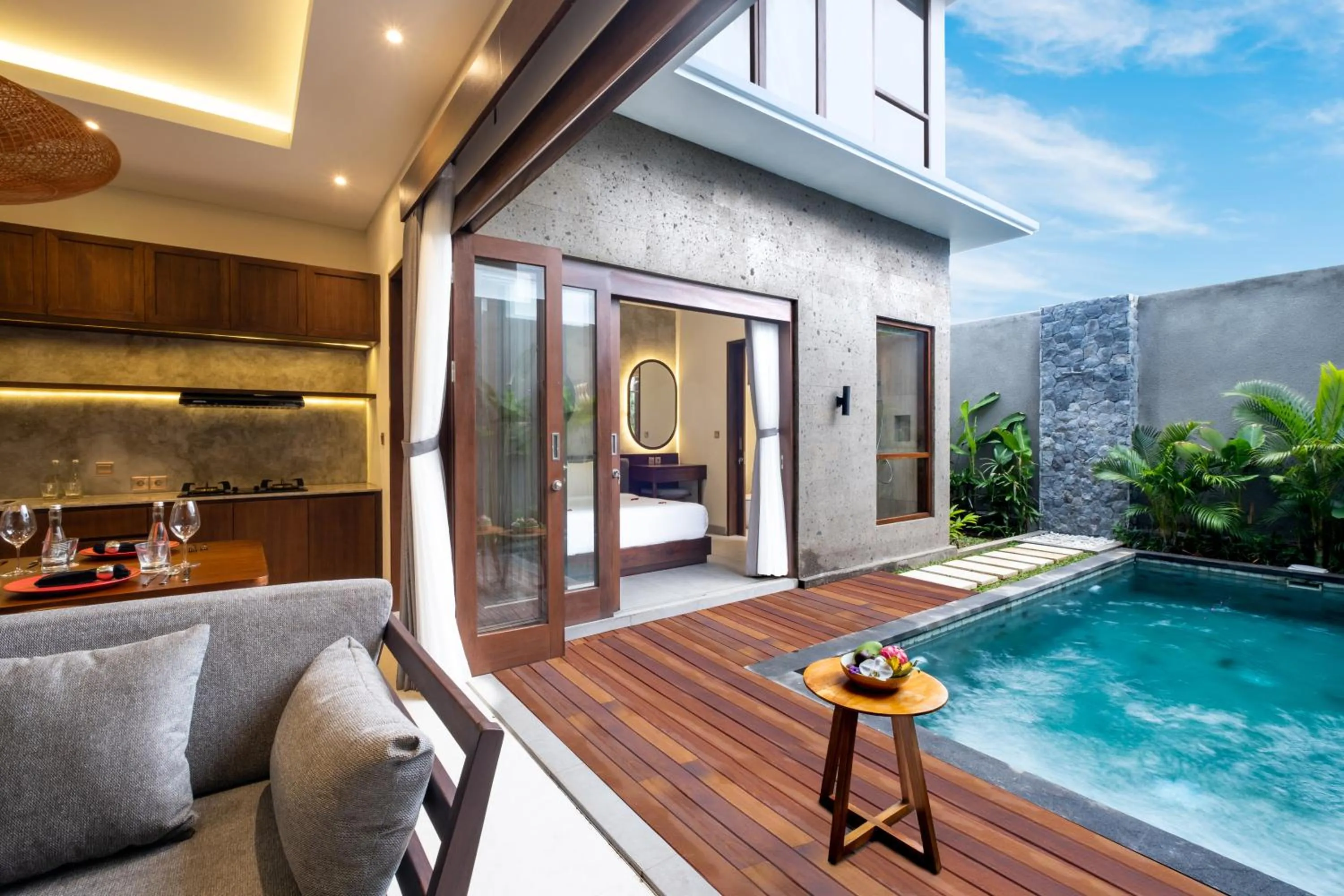 Kitchen or kitchenette in Taman Dharmawangsa Suites