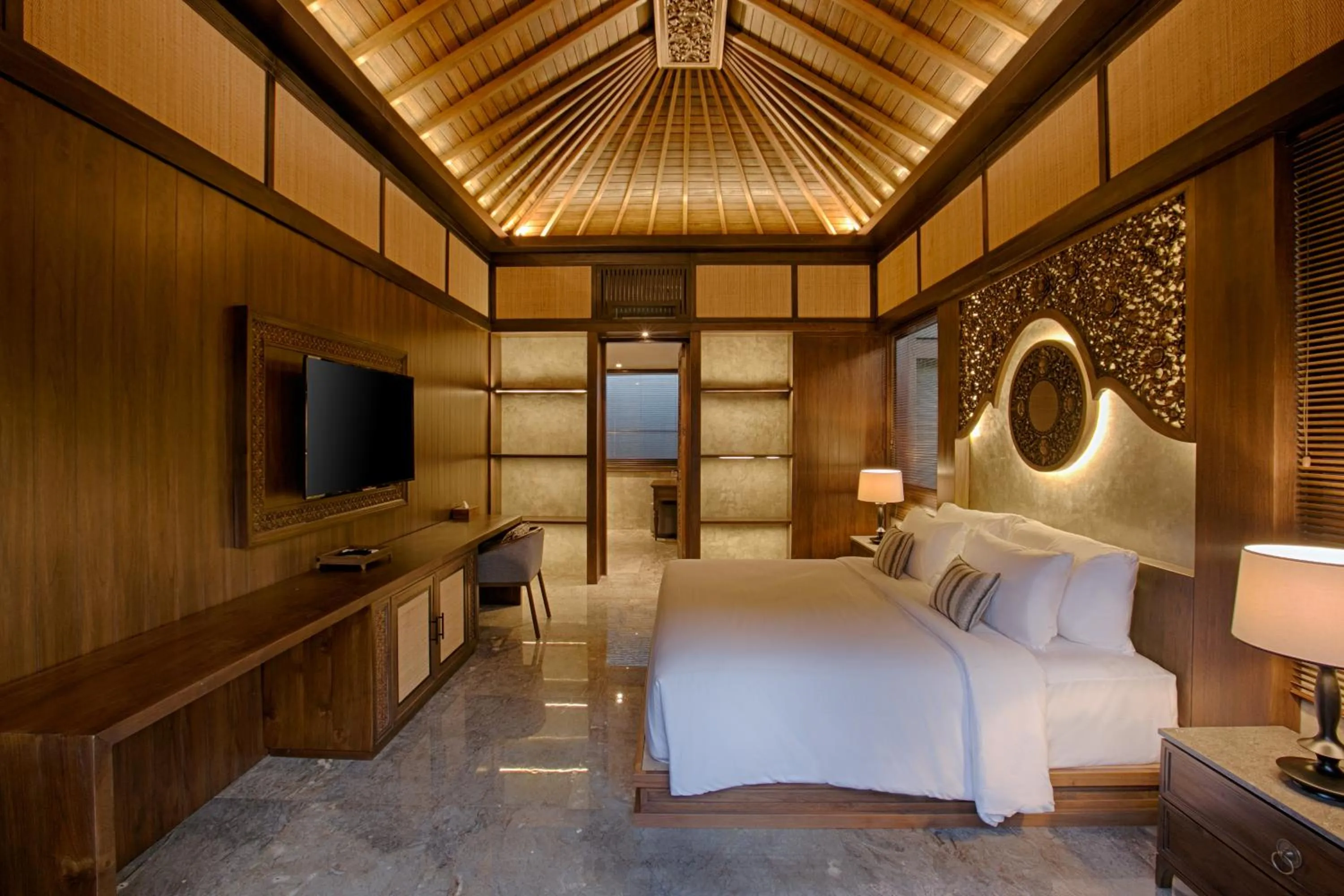 Bedroom, Bed in Taman Dharmawangsa Suites