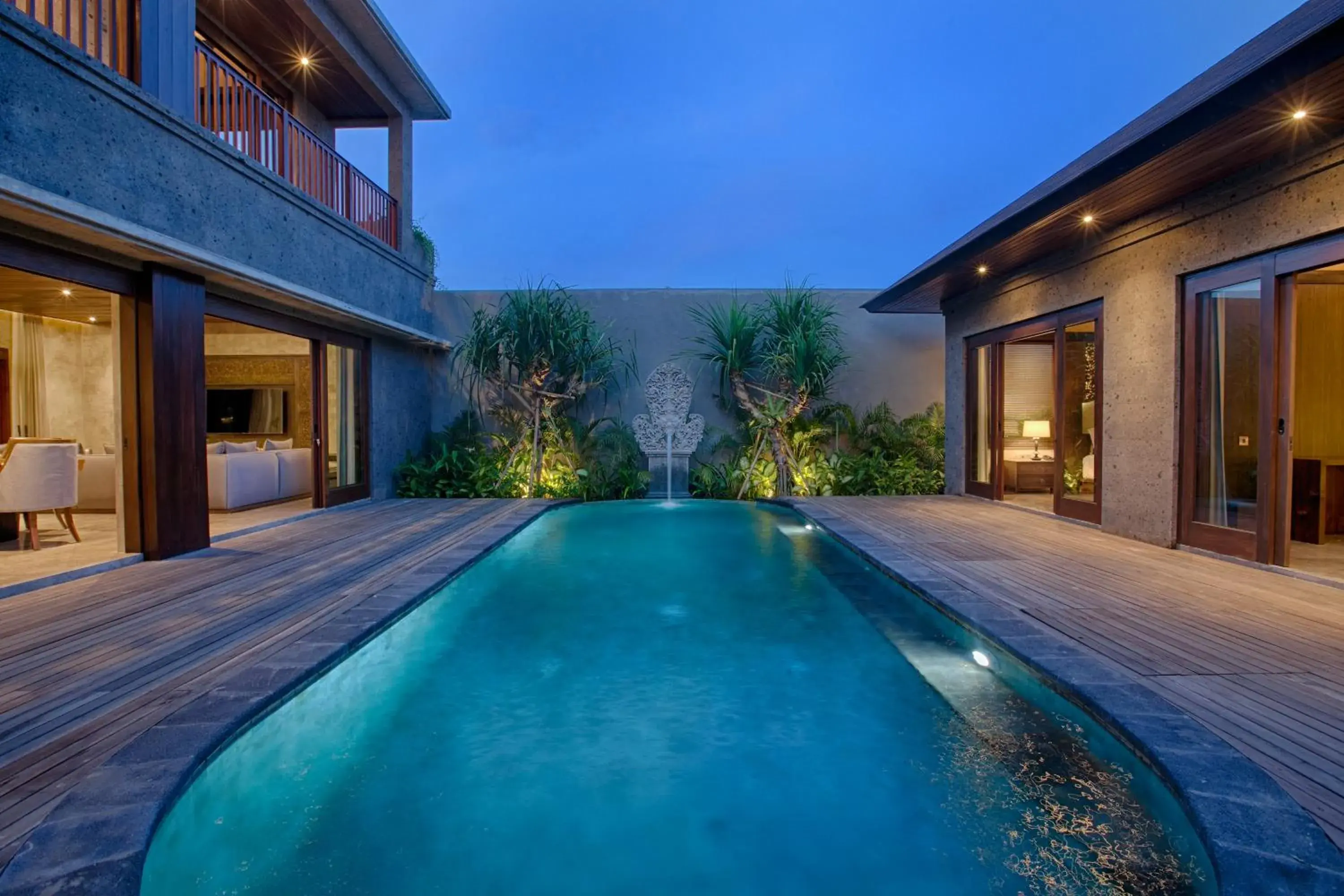 Pool view in Taman Dharmawangsa Suites Pool view in Taman Dharmawangsa Suites